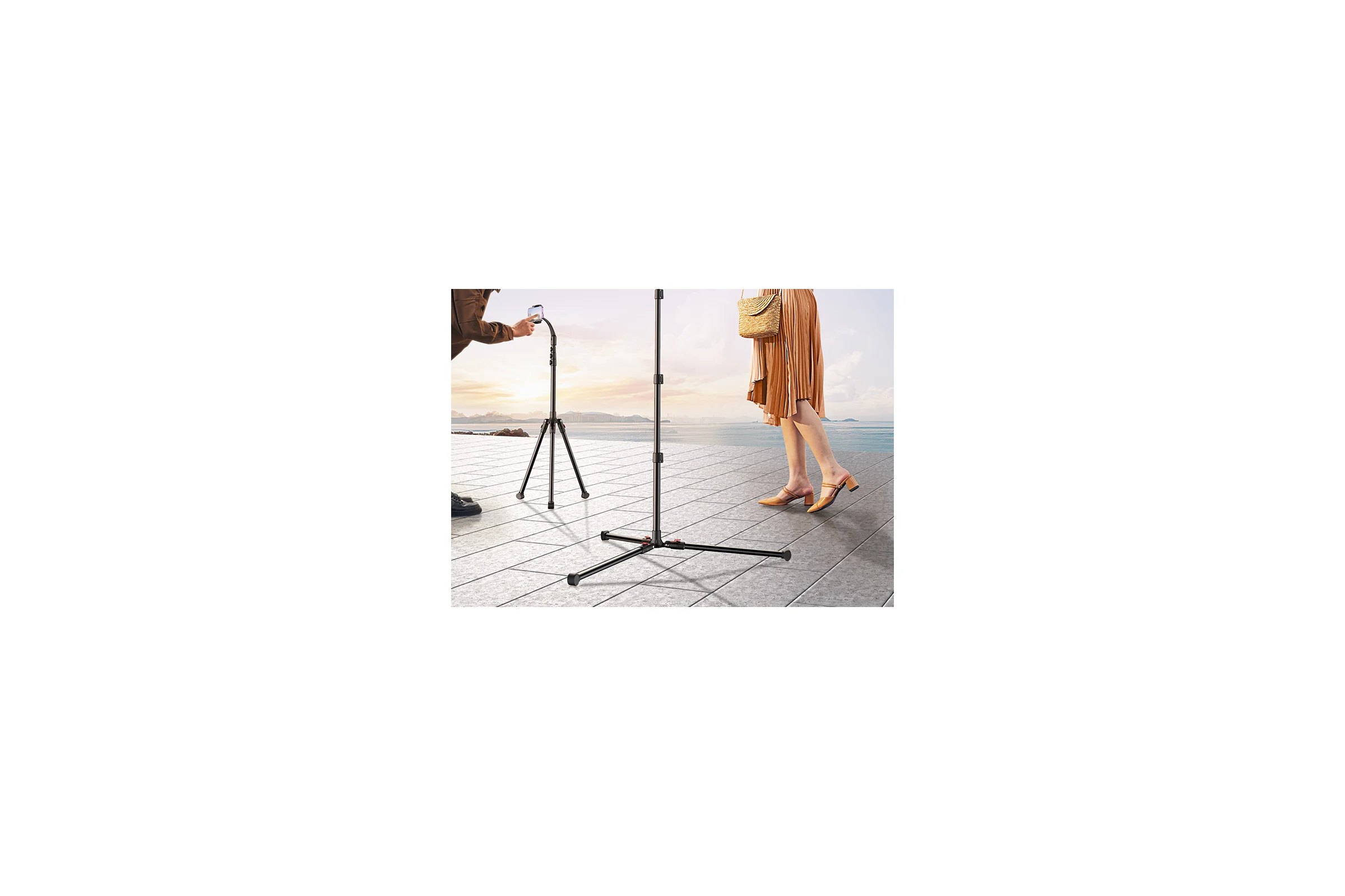 Трипод LP585 Tripod Stand For Tablet and Phone 1.7 м, черный для планшета и смартфона Ugreen 15647_