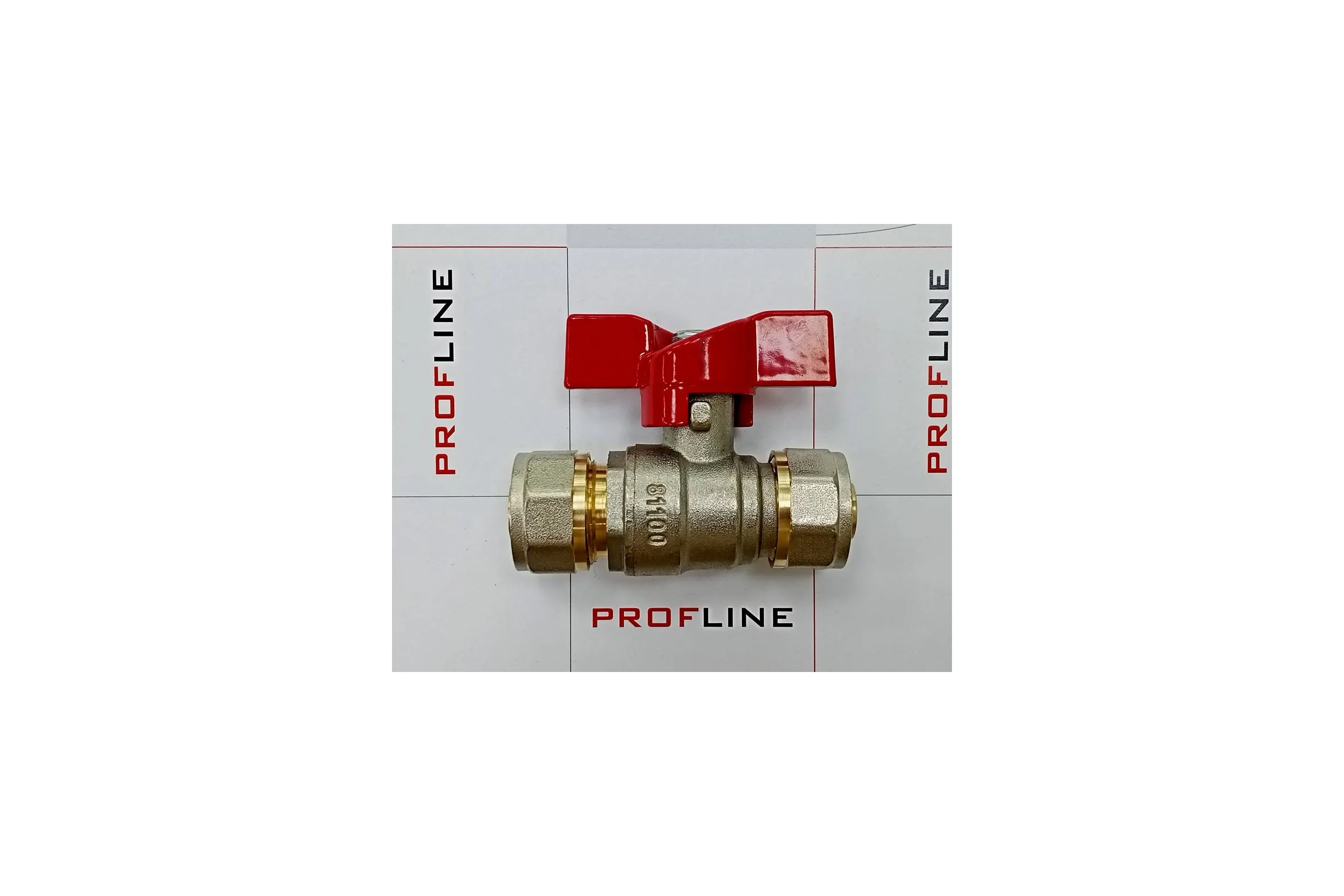 Кран шаровой для м/п труб PROFLINE цанга-цанга 16x16 УТ-00036233