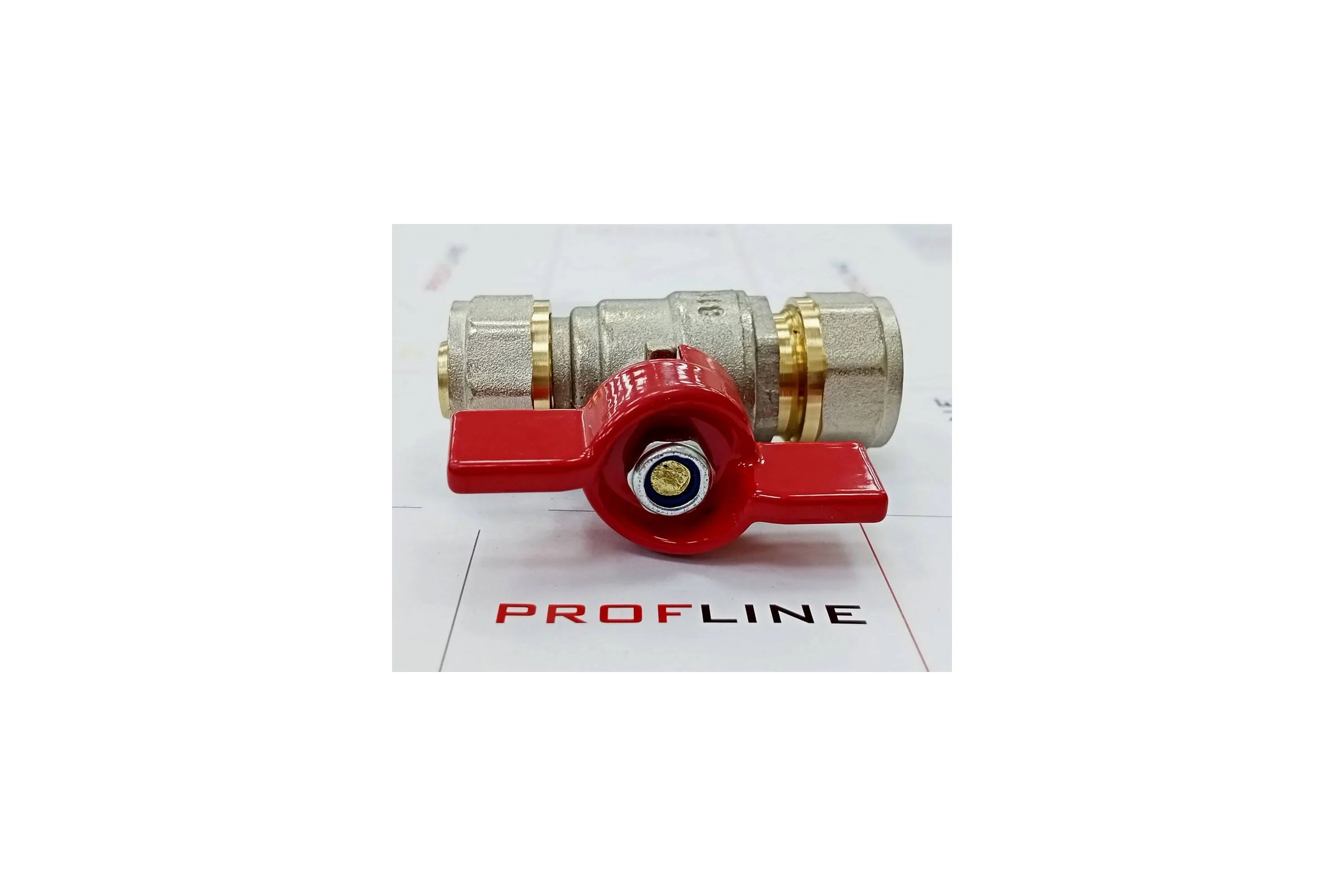 Кран шаровой для м/п труб PROFLINE цанга-цанга 16x16 УТ-00036233