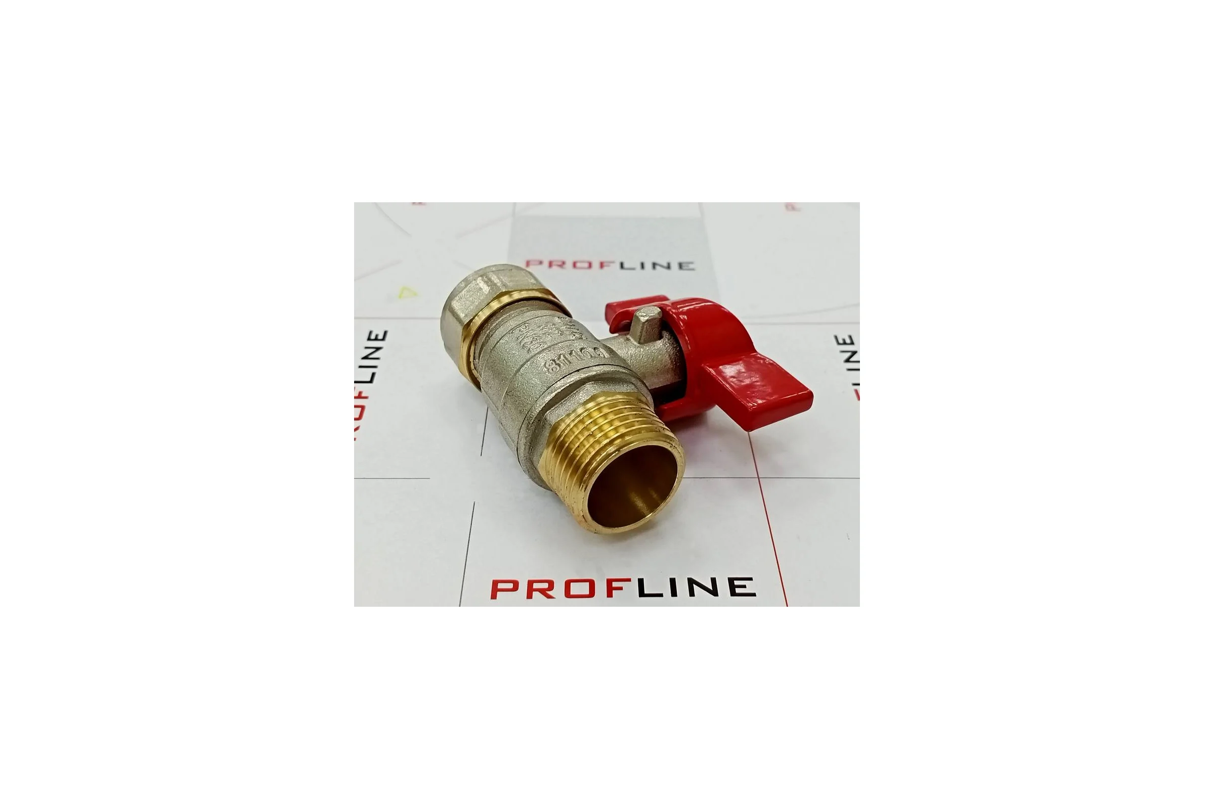 Кран шаровой для м/п труб PROFLINE цанга-штуцер 16x1/2 УТ-00036231