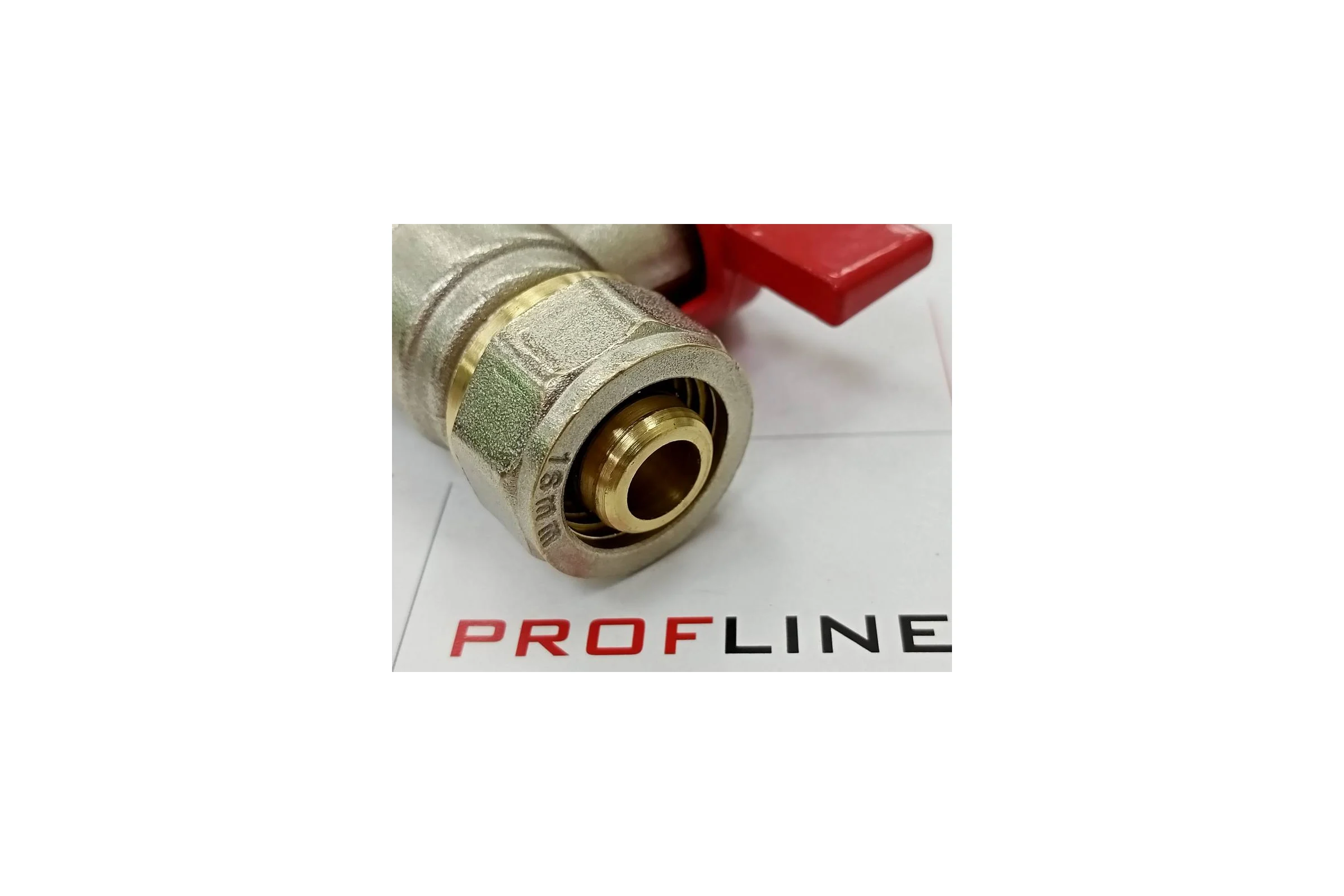 Кран шаровой для м/п труб PROFLINE цанга-штуцер 16x1/2 УТ-00036231