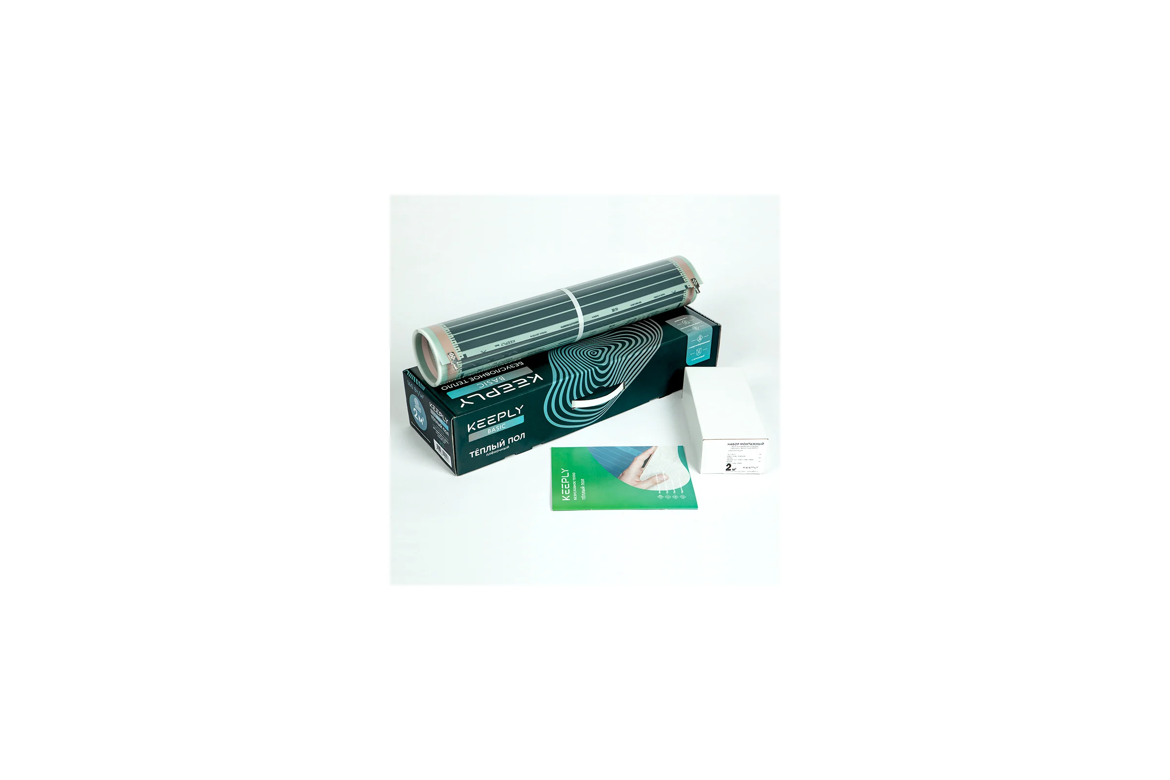 Комплект тёплого пола KEEPLY 140 Вт/м Basic, 2 м.кв, 280Вт KPL005503