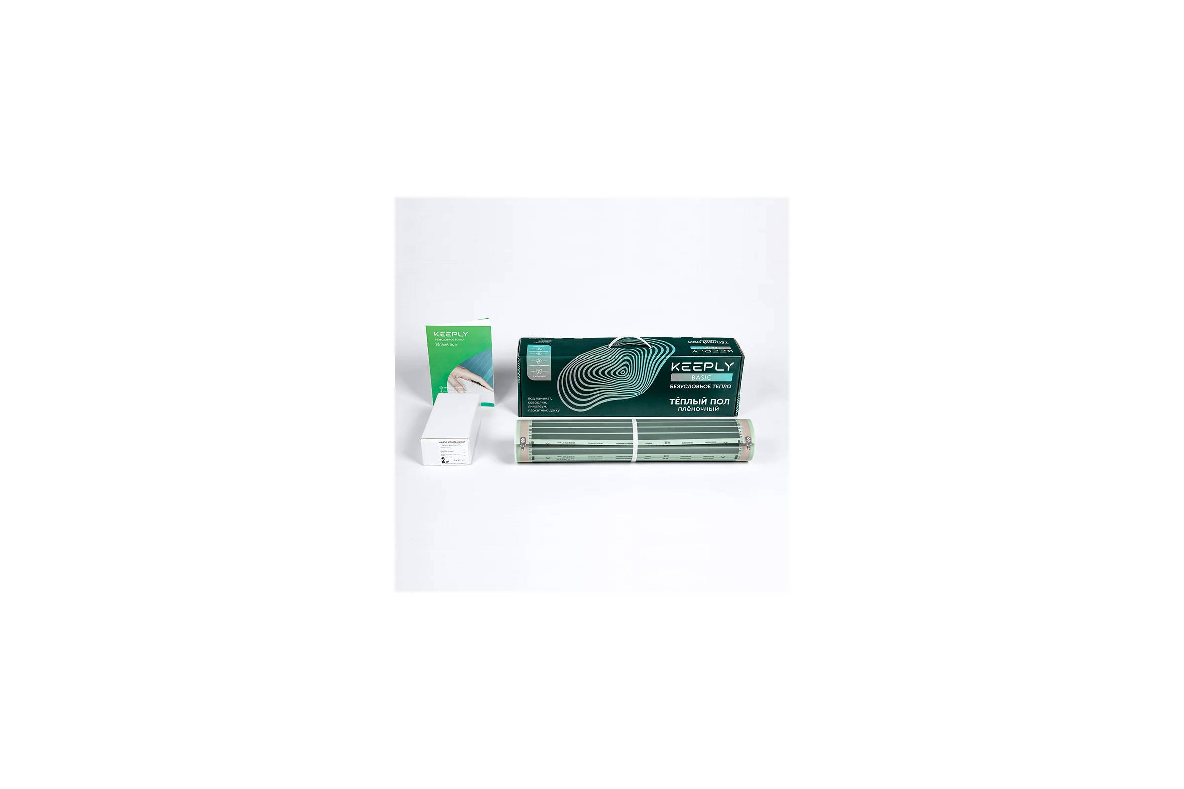Комплект тёплого пола KEEPLY 140 Вт/м Basic, 2,5 м.кв, 350Вт KPL005504