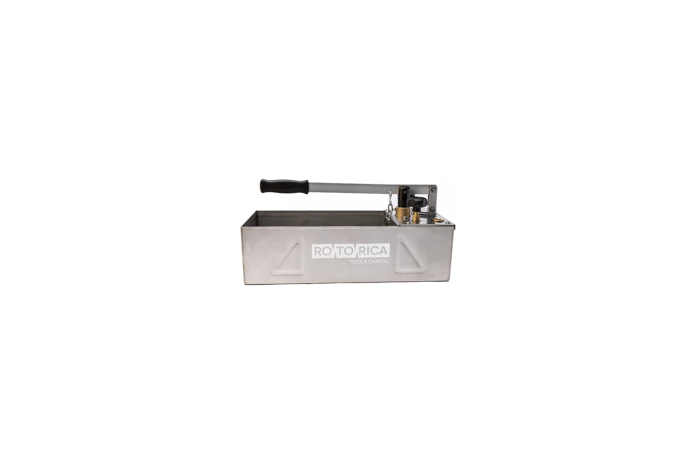 Ручной опрессовщик Icomar INOX 60 бар, двухклапанный, нержавеющая сталь 00915.5