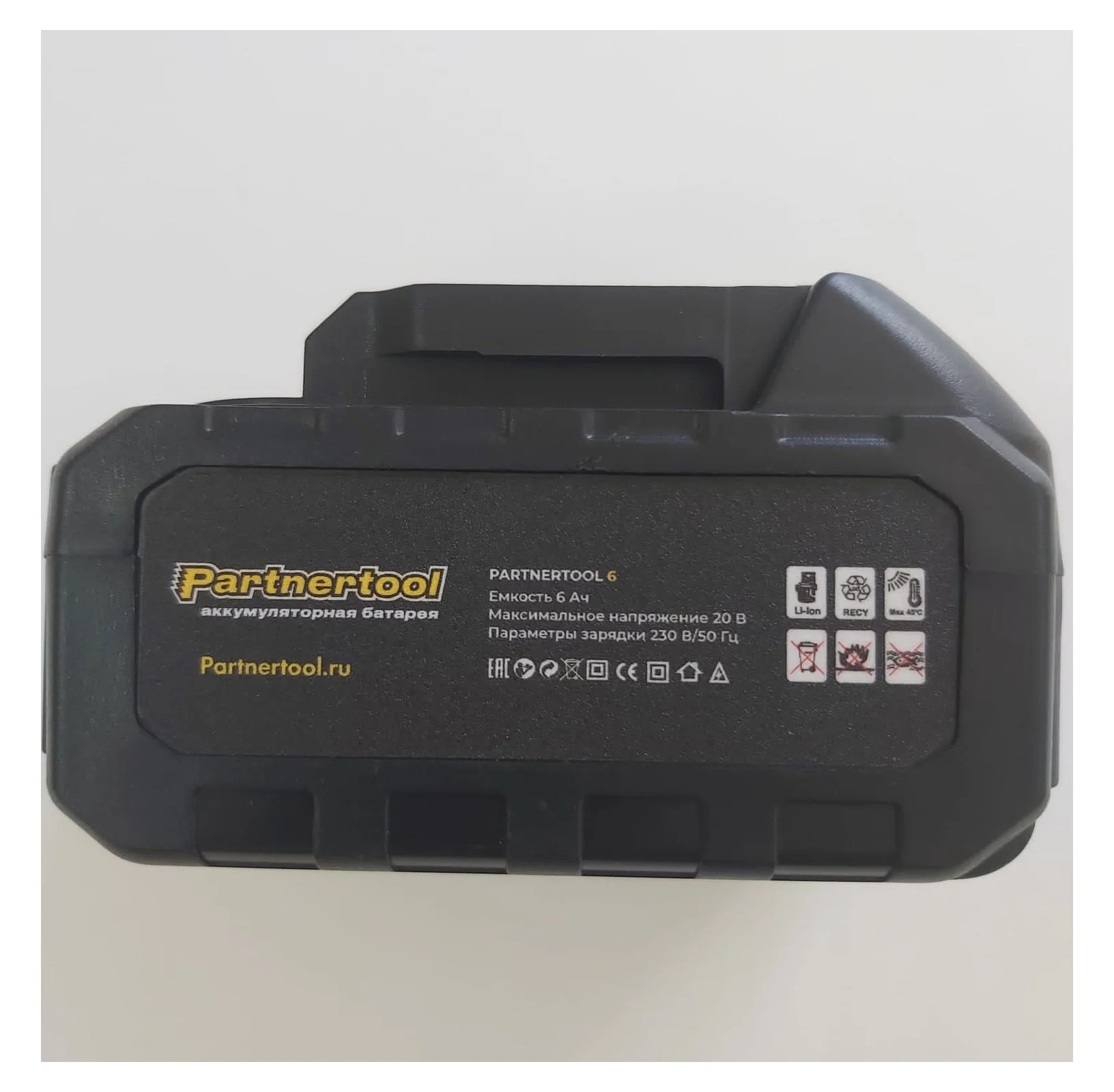 АКБ PARTNERTOOL Li-ion 20В 6 Partnertool 6