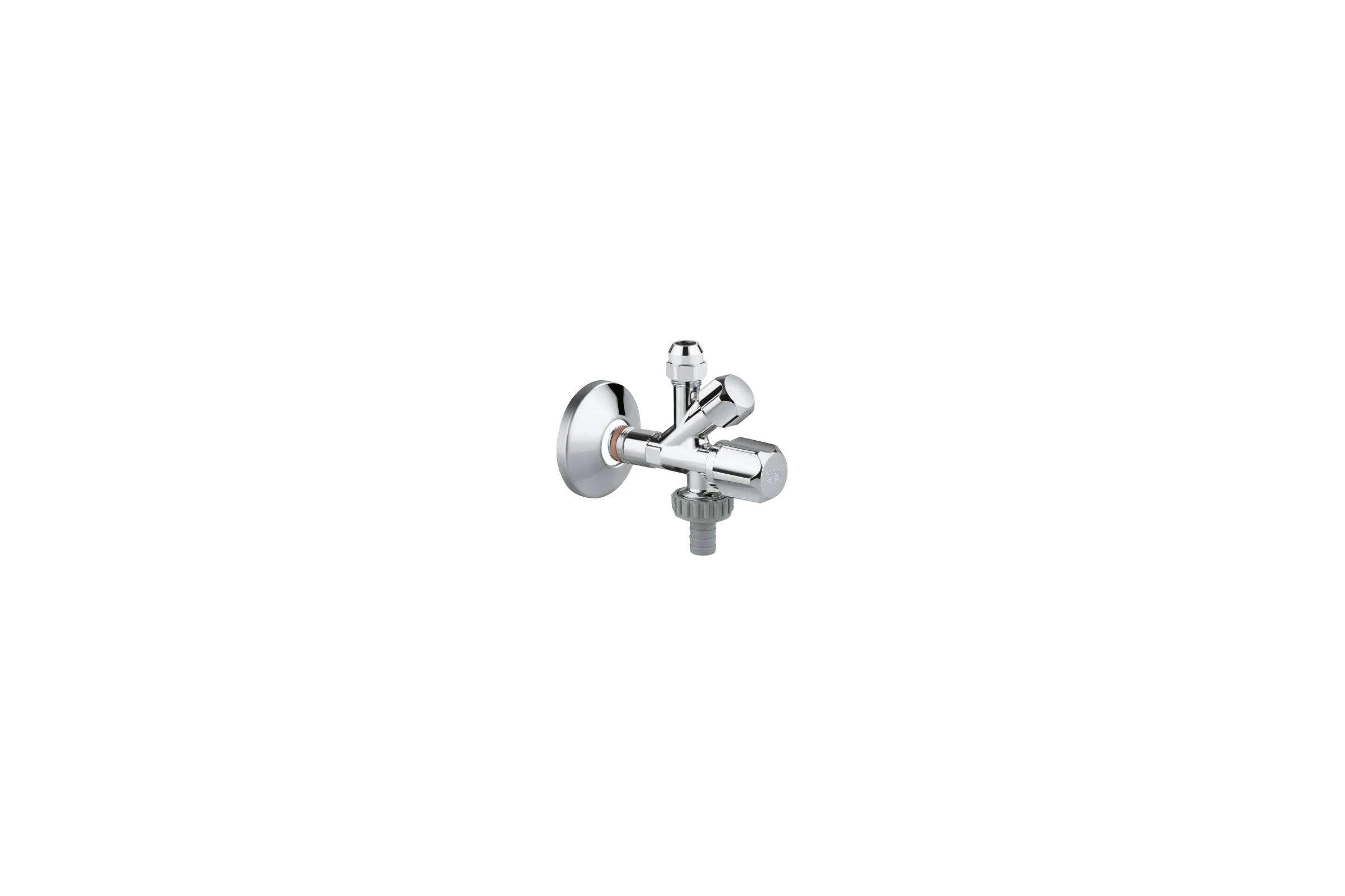 Комбинированный угловой вентиль Grohe WAS с уплотнительным кольцом 1/2 22036000