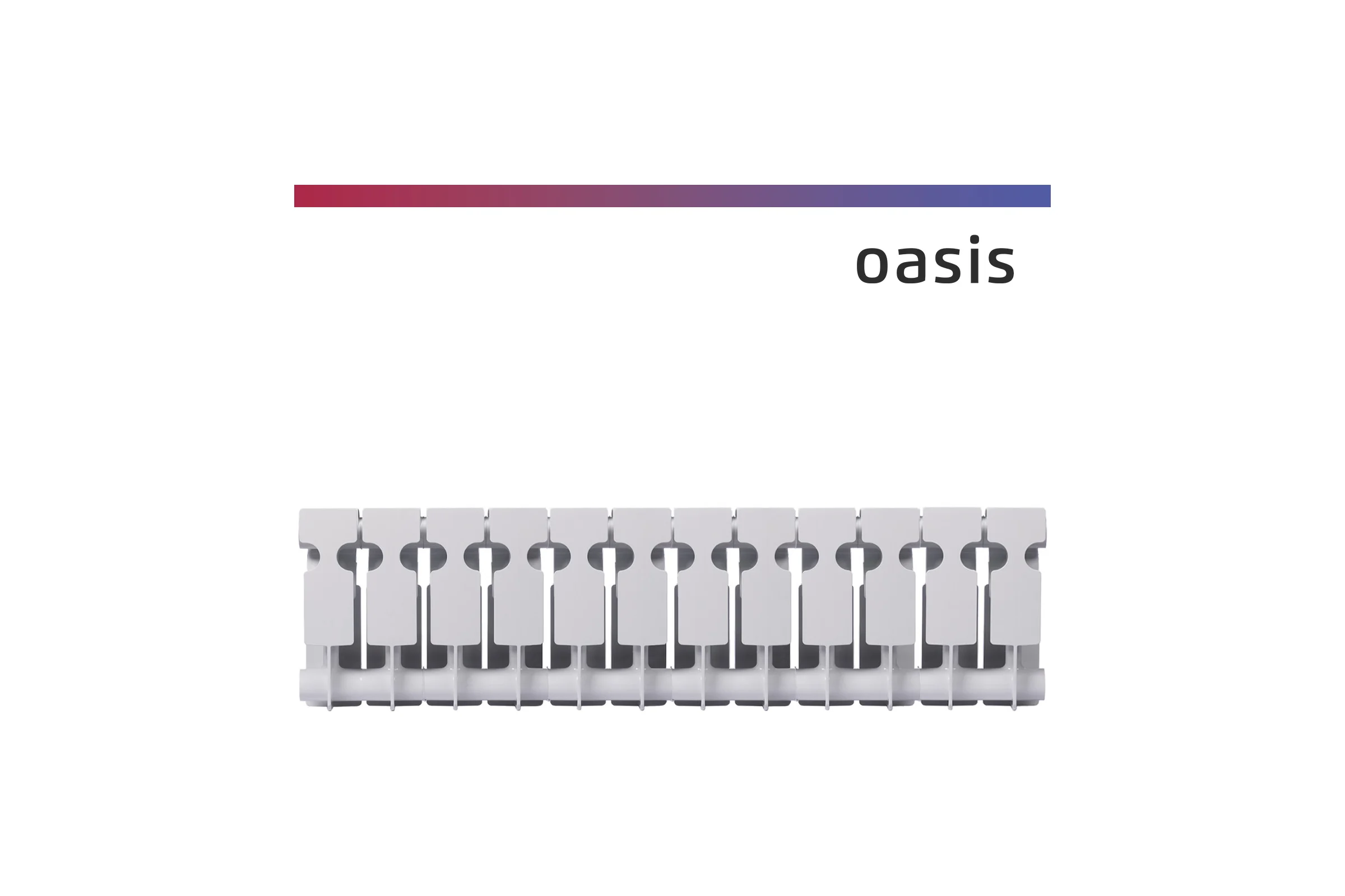 Радиатор биметаллический OASIS Оазис PRO 200/100/12 4640130985738