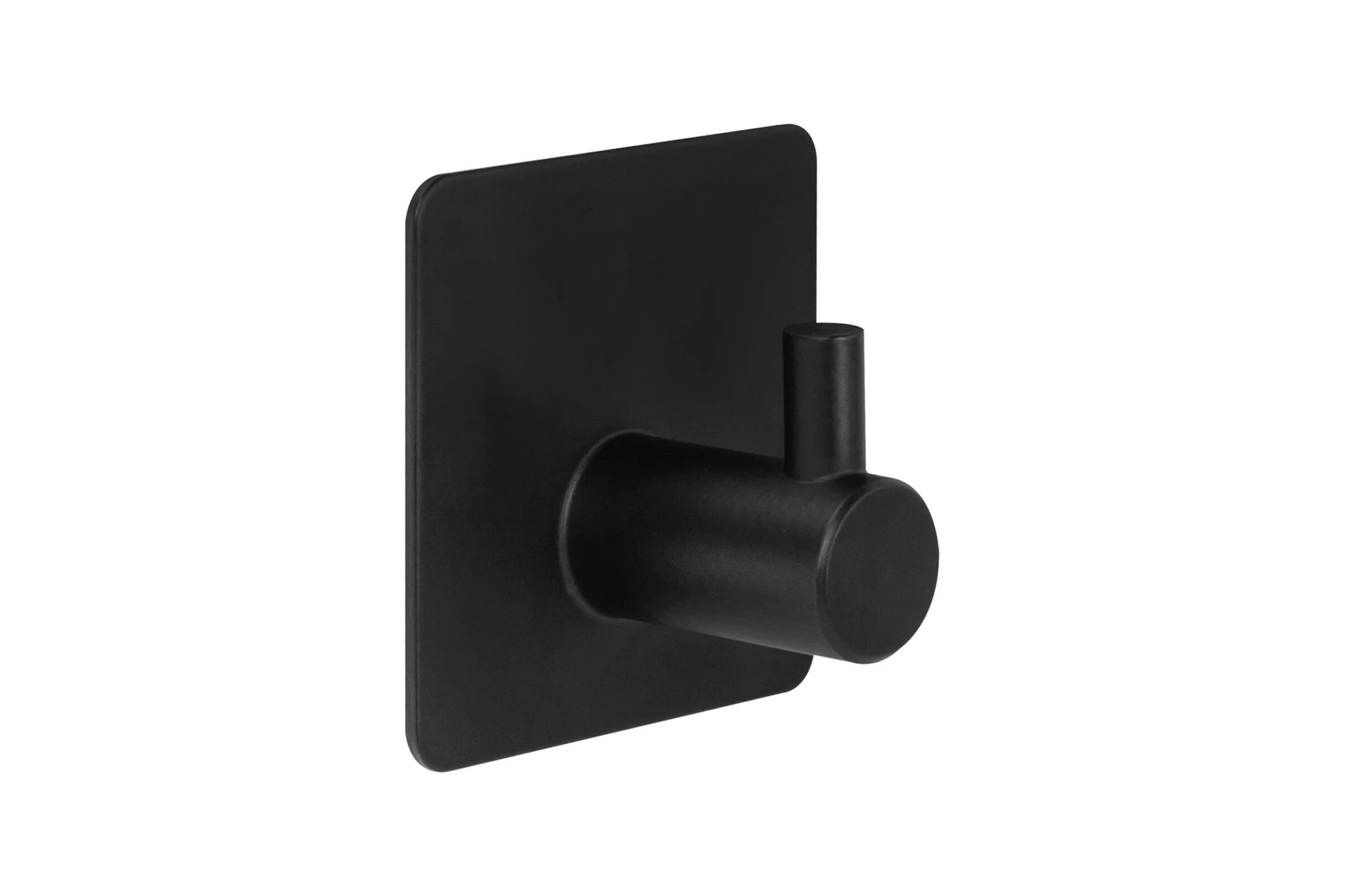 Крючки самоклеящиеся универсальные LAIMA Home, 4,5x4,5 см, сталь, черные, 4 шт. 608786