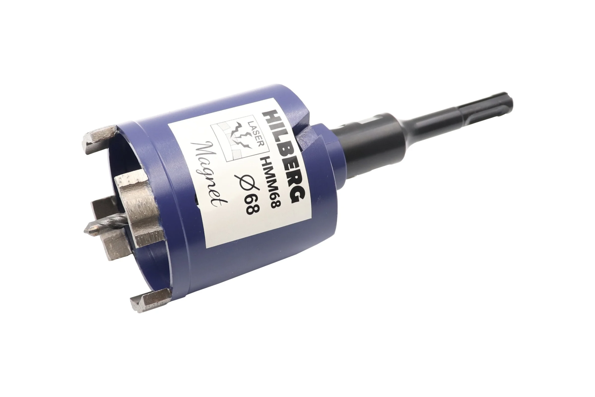 Коронка алмазная по бетону Hilberg 68 мм Laser Magnet Hмм68 HMM68