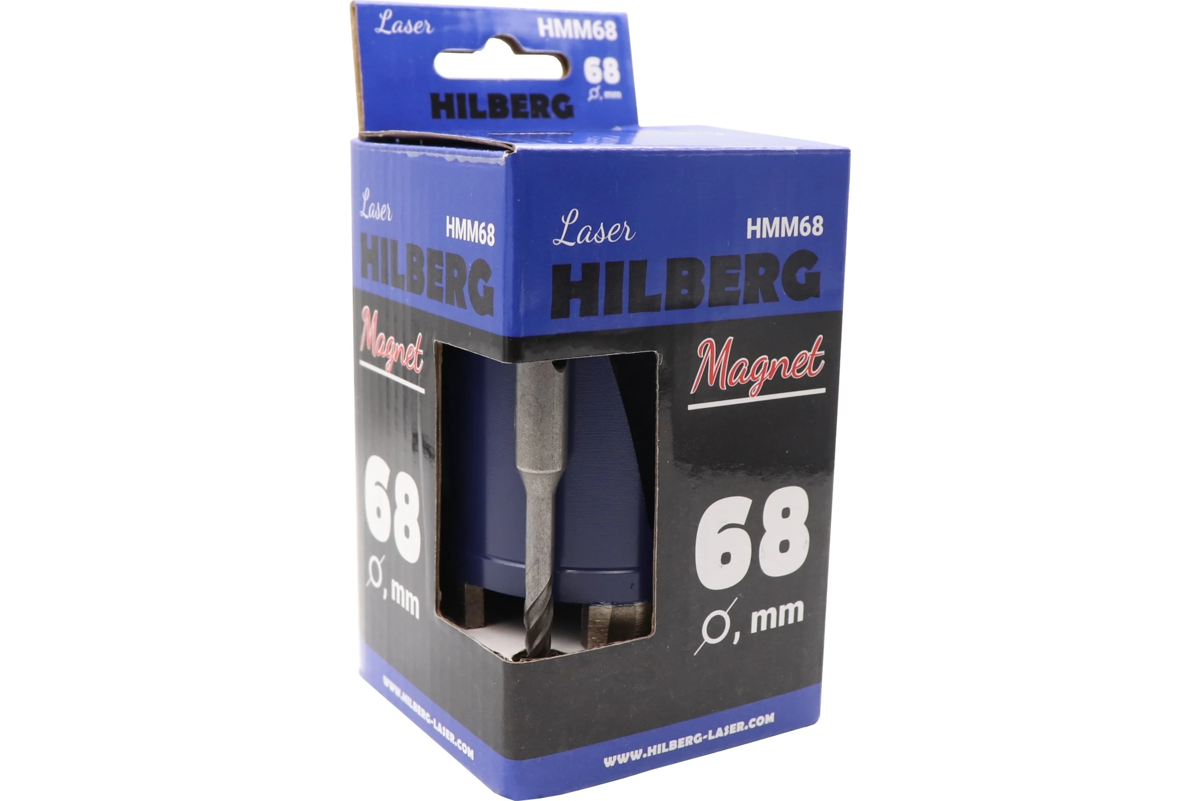 Коронка алмазная по бетону Hilberg 68 мм Laser Magnet Hмм68 HMM68