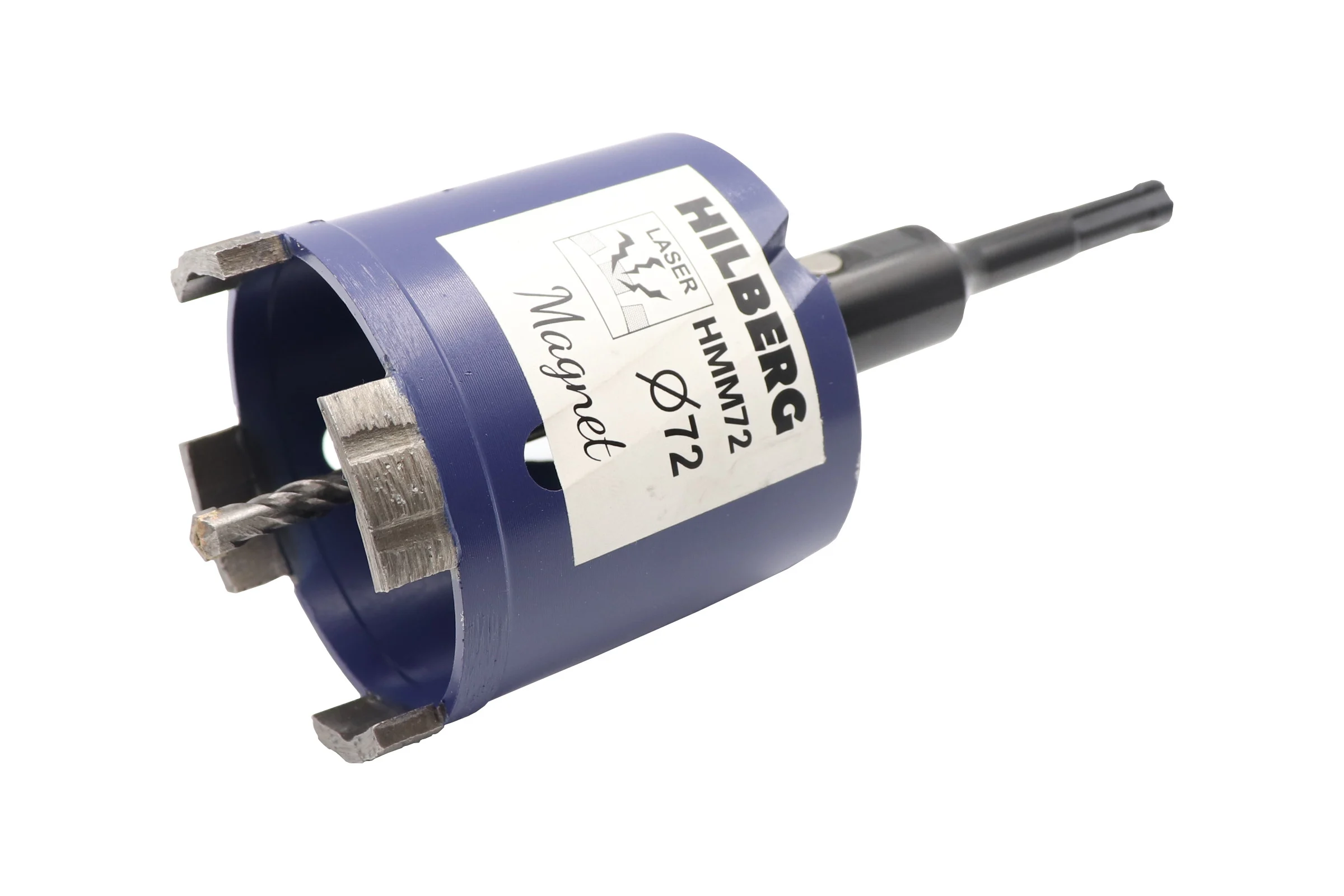 Коронка алмазная по бетону Hilberg 72 мм Laser Magnet Hмм72 HMM72