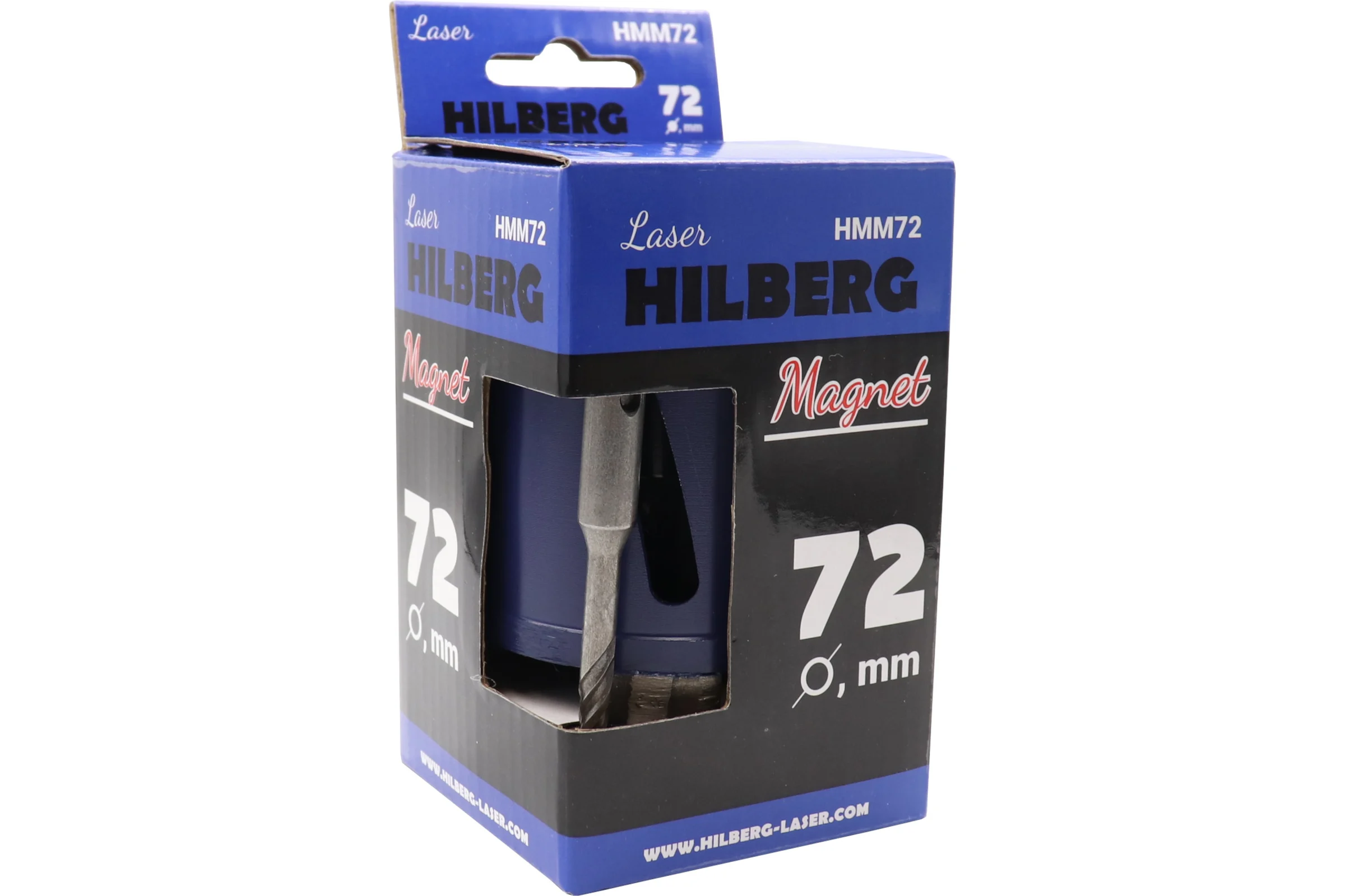 Коронка алмазная по бетону Hilberg 72 мм Laser Magnet Hмм72 HMM72