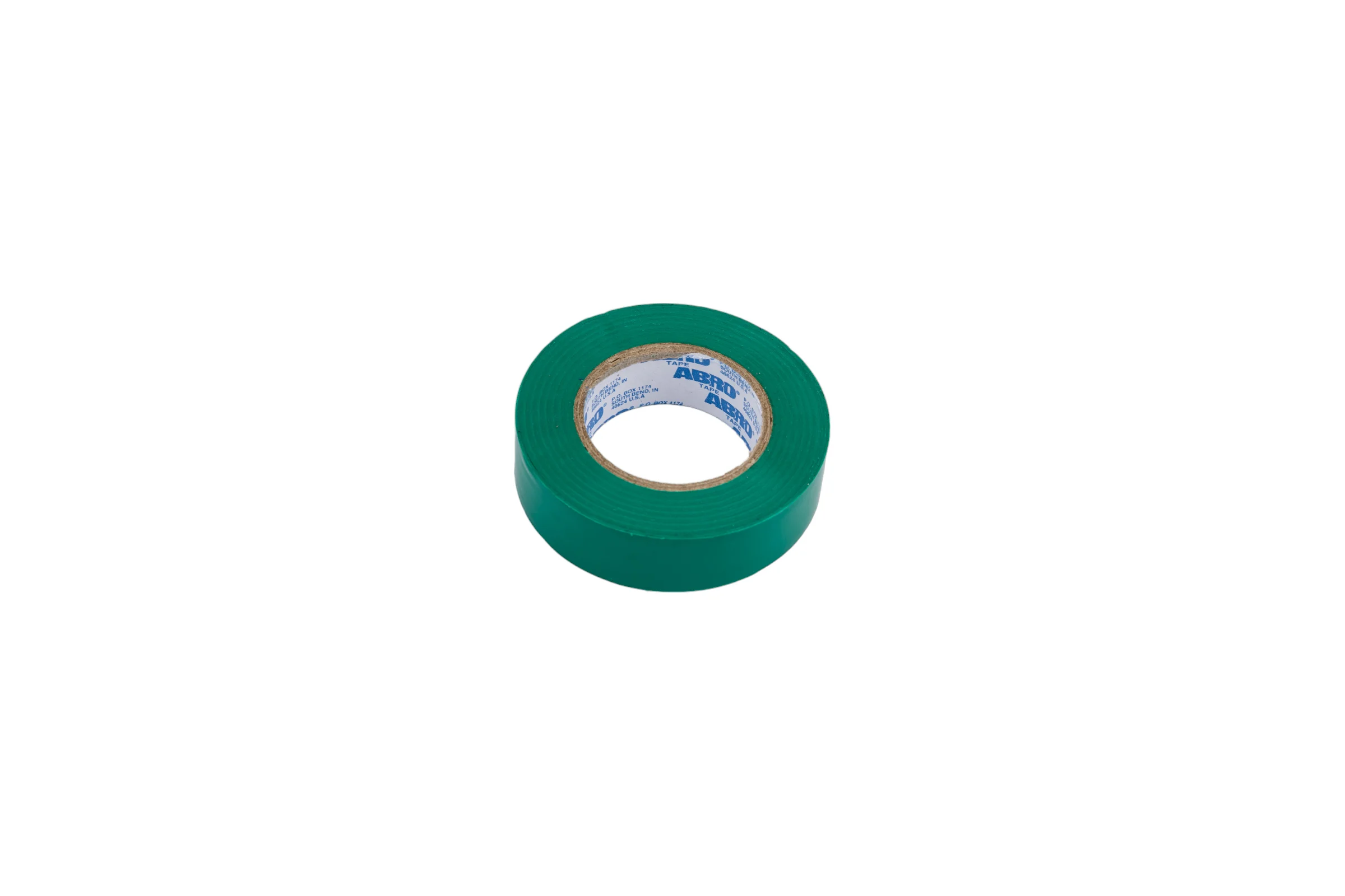Изолента ABRO ПВХ зелёная 18 мм X 18,2 м ET-912-18-20-GRN-RW