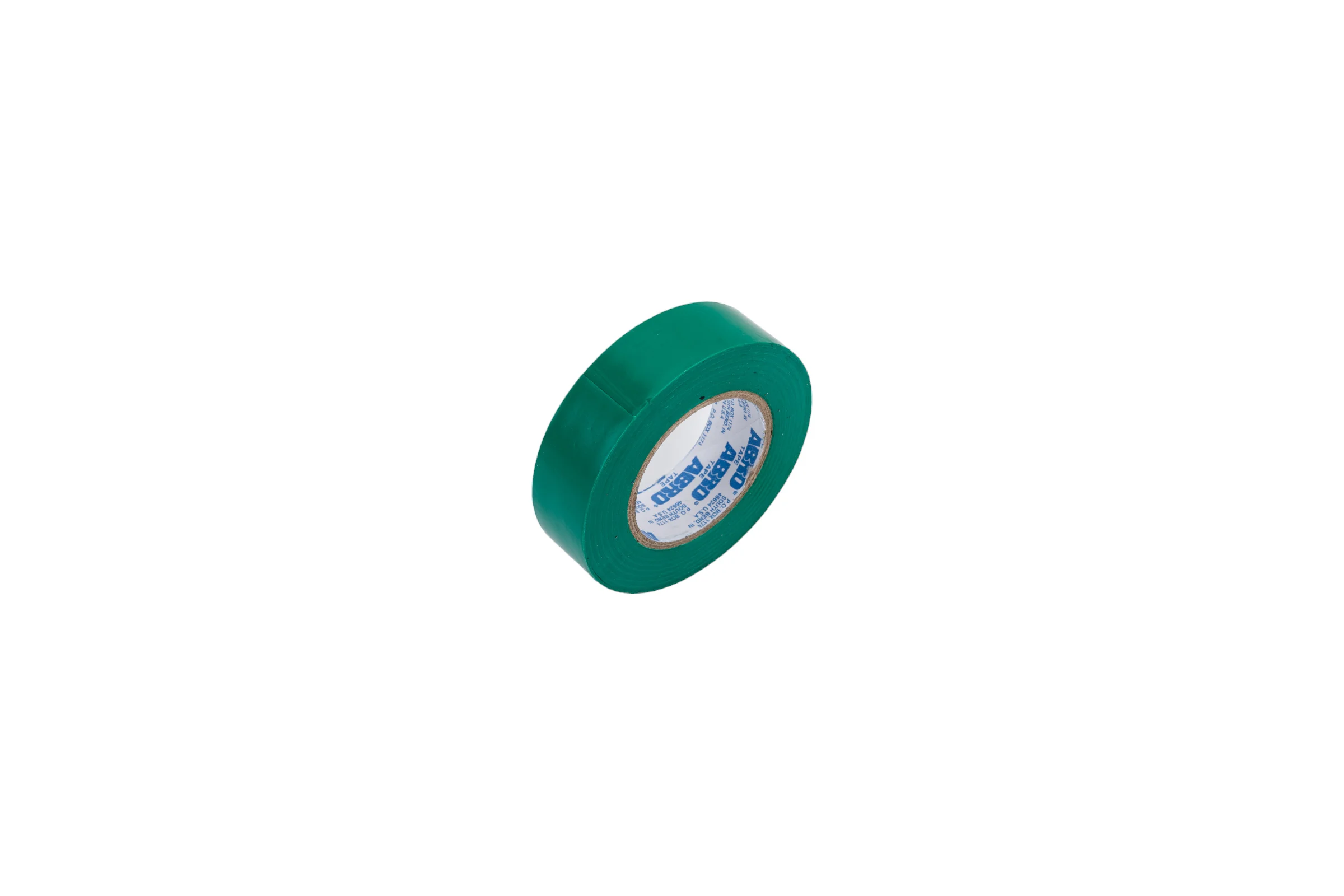 Изолента ABRO ПВХ зелёная 18 мм X 18,2 м ET-912-18-20-GRN-RW