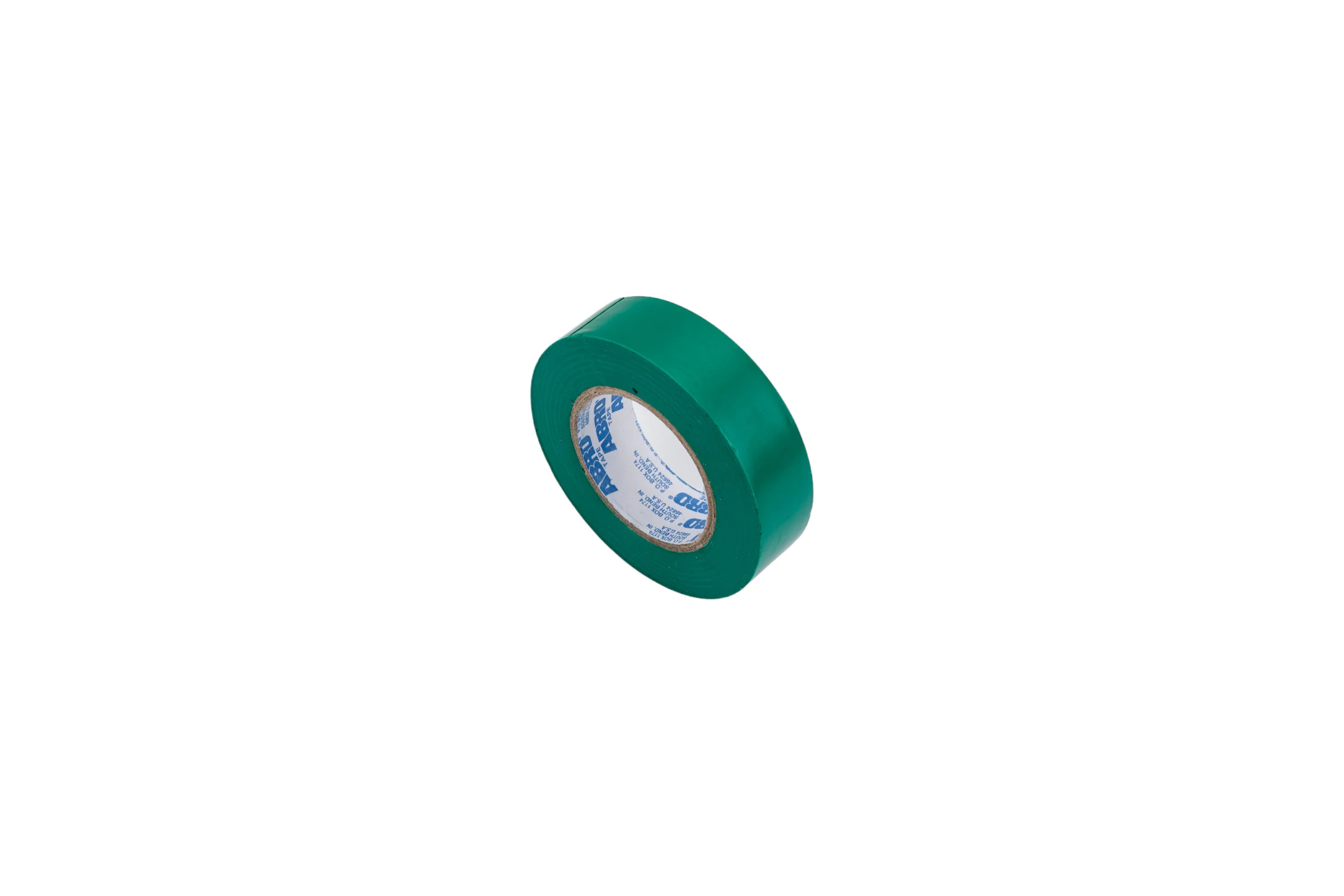Изолента ABRO ПВХ зелёная 18 мм X 18,2 м ET-912-18-20-GRN-RW