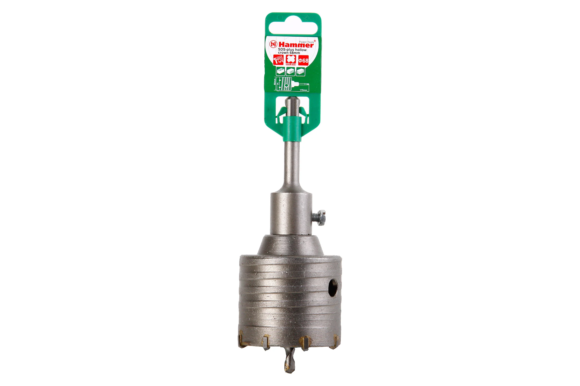 Коронка по бетону Flex 242-501 DC HD (68 мм; SDS-Plus) HAMMER 30711