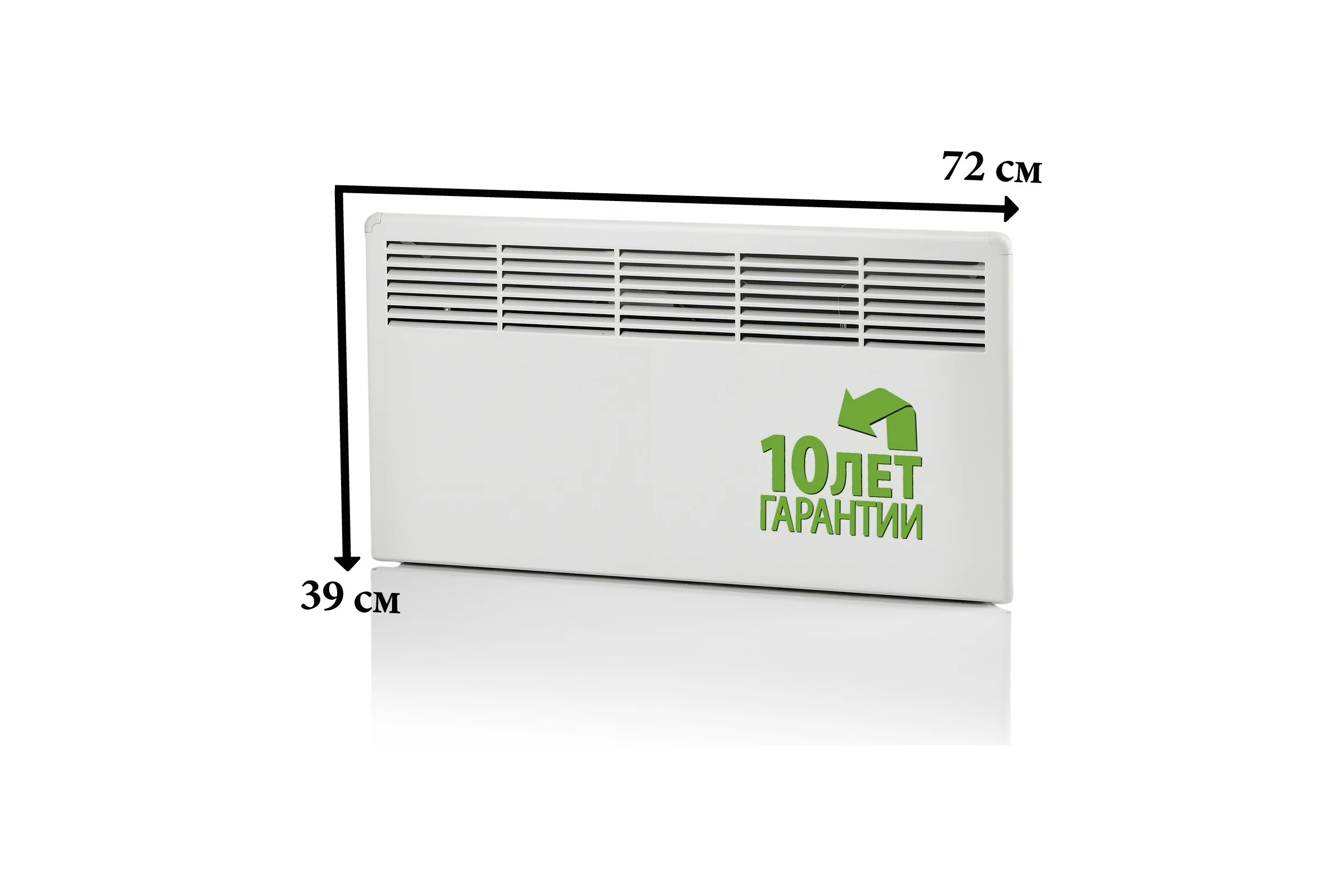 Конвектор Ensto FinnHeat, мех.термост, вилка, 750Вт EPHBM07PR