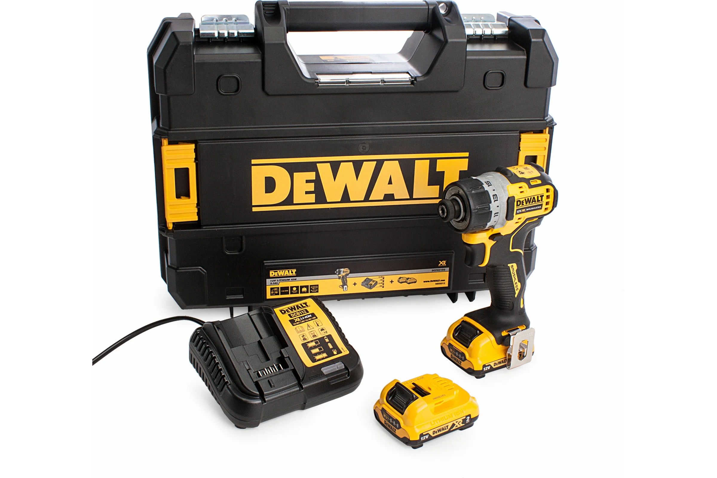 Шуруповерт DEWALT 12 В XR DCF601D2-QW