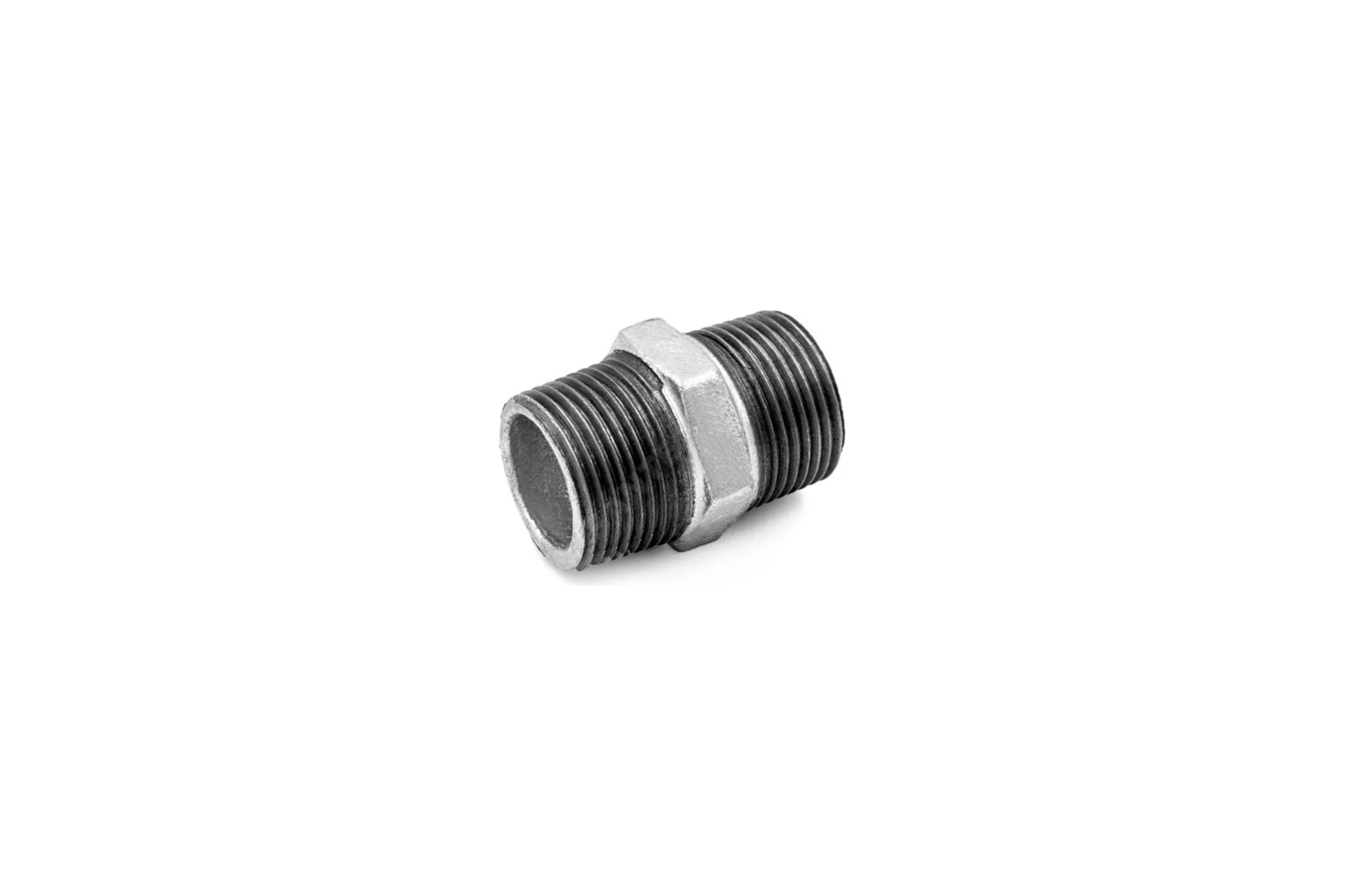 Нипель прямой BTI чугун оц. 1/2" НР 1714 012 10I