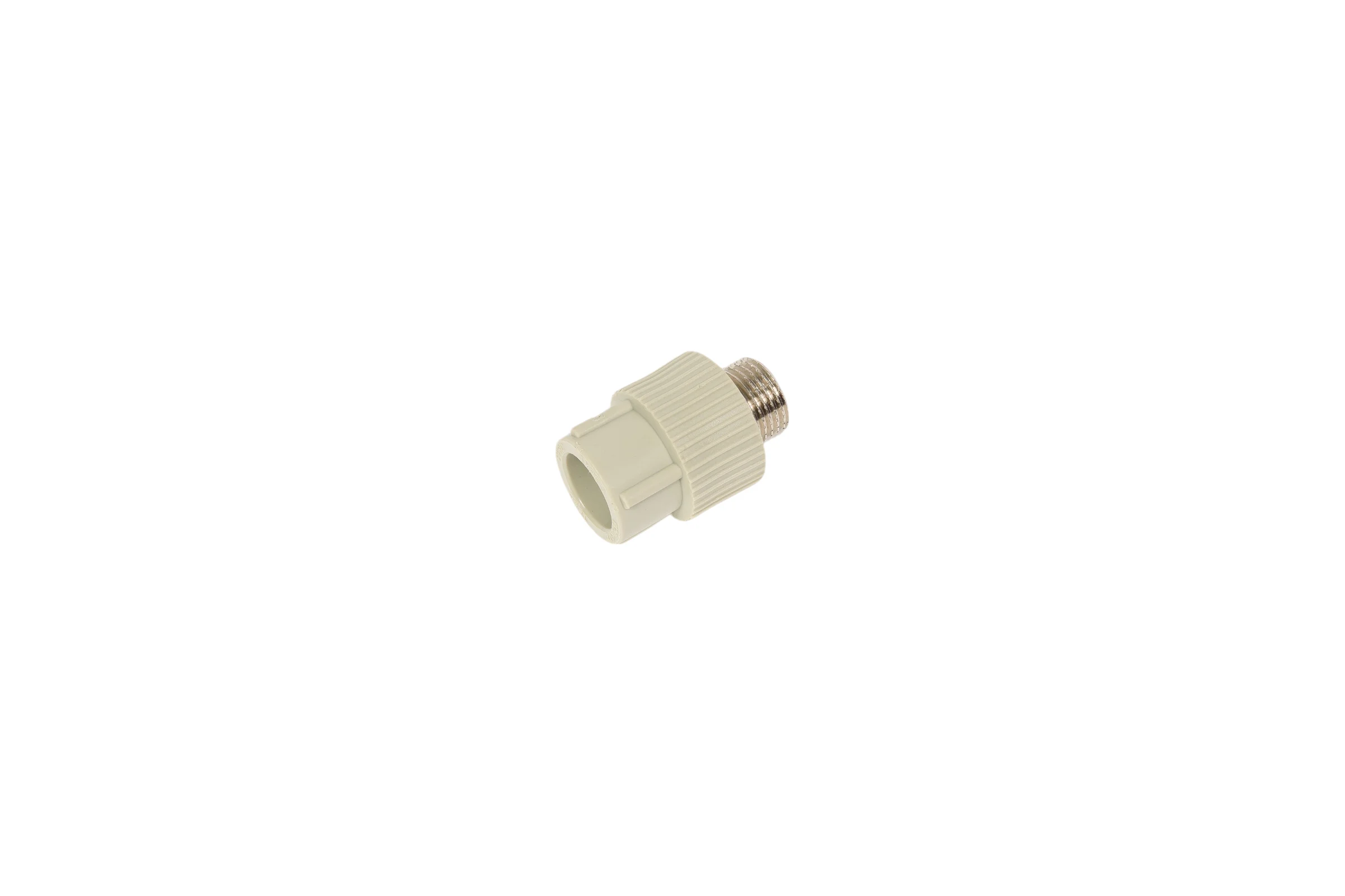 Комбинированная муфта TEBO PPR 20x1/2" НР серый 031023602