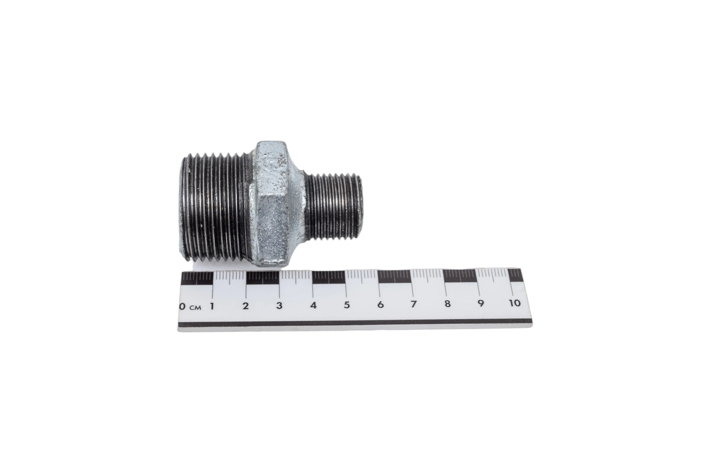 Ниппель редукционный AV Engineering 1"x1/2", нар-нар, оцинкованный AVEC500000112
