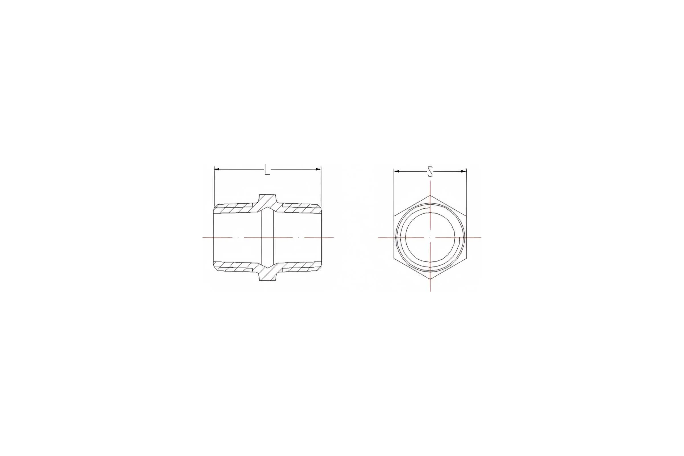Ниппель AV Engineering 1 1/2", нар-нар, оцинкованный AVEC490000112