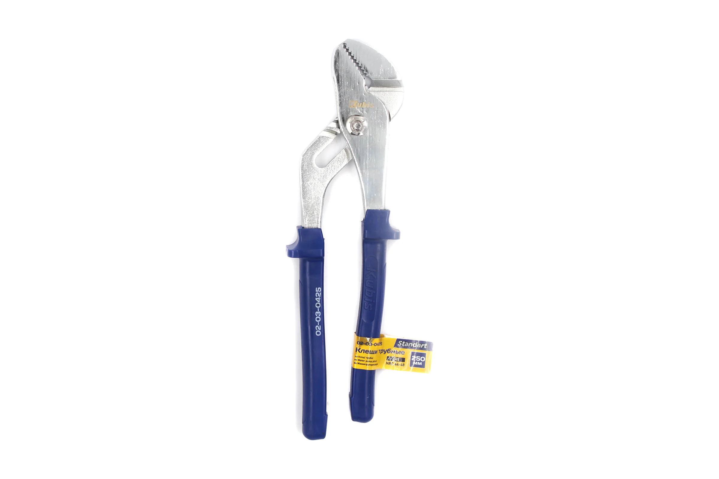 Клещи трубные Kubis Standard 250 мм, C45, HRC 44-48 02-03-0425