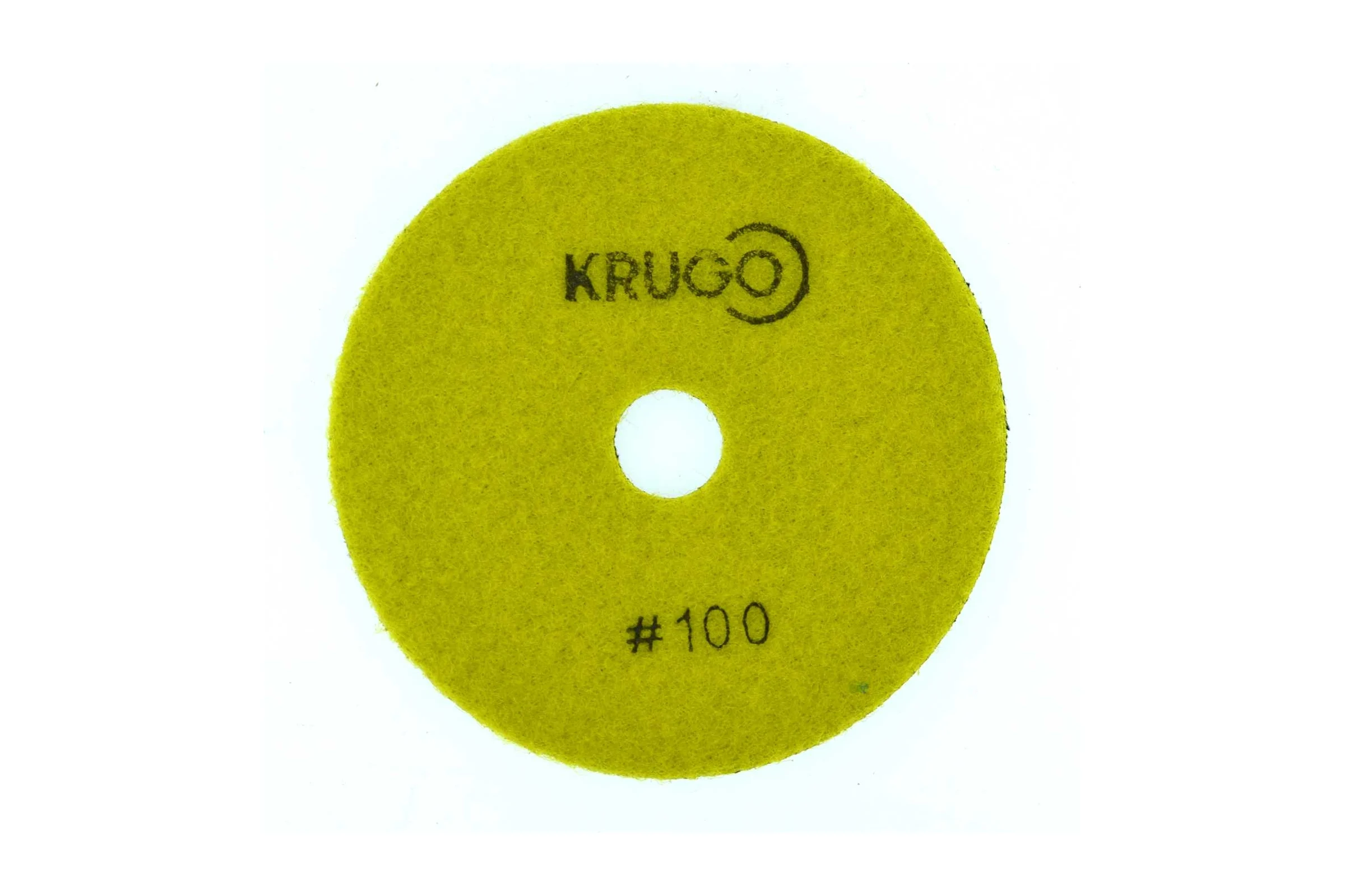 Алмазный гибкий шлифовальный круг (черепашка), 100 мм, Р100, сухой KRUGO PPD040100