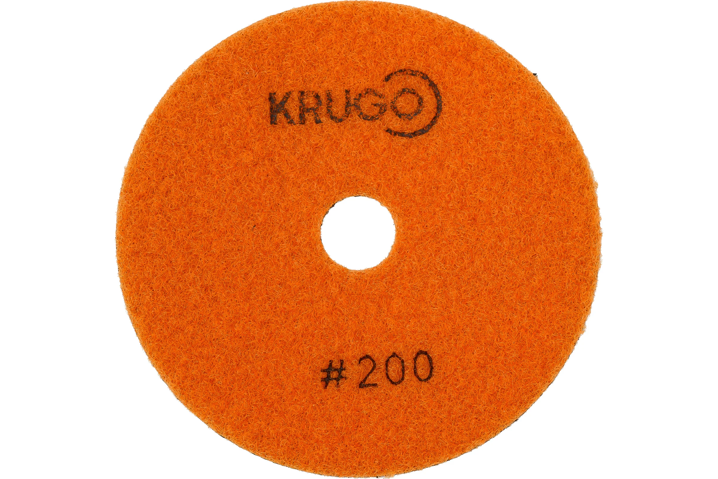 Алмазный гибкий шлифовальный круг (черепашка), 100 мм, Р200, сухой KRUGO PPD040200