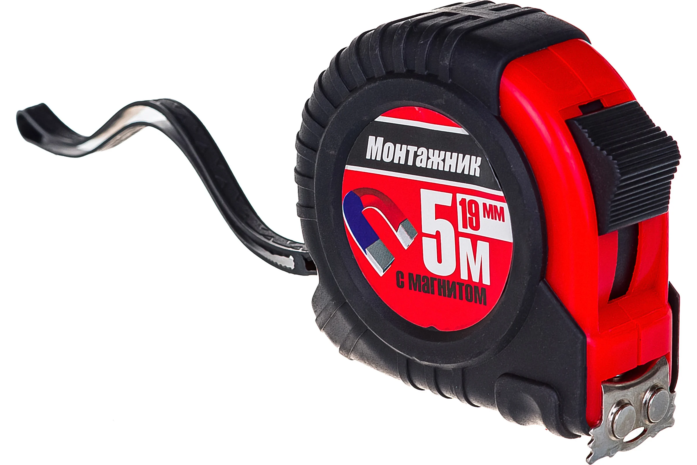 Рулетка с магнитом Монтажник 5 м х 19 мм  601519