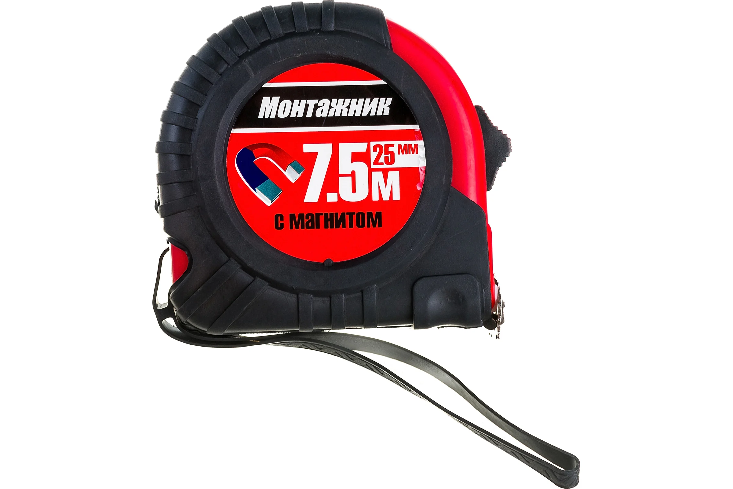 Рулетка с магнитом Монтажник 7,5 м х 25 мм  601725