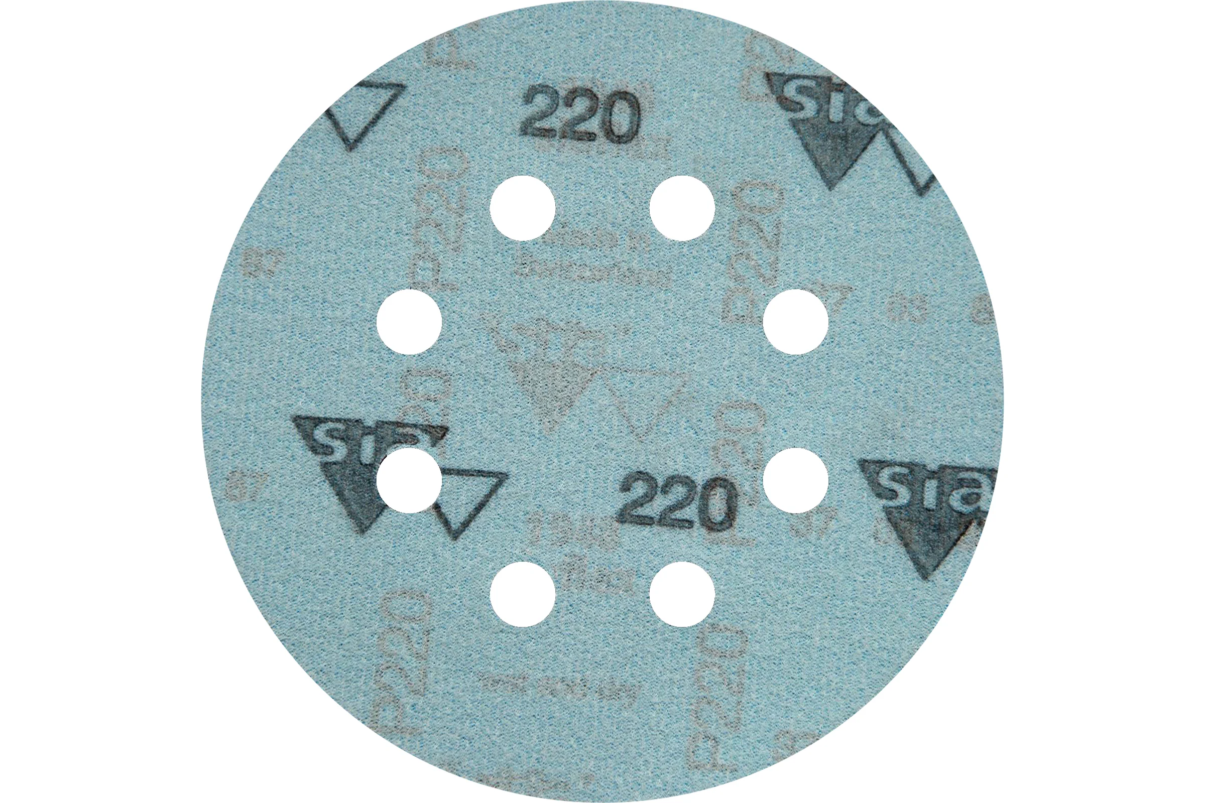 Круг шлифовальный на липучке siaflex 1948 (5+1 шт; 125 мм; 8 отверстий; P220) sia Abrasives sf6-125-8-220