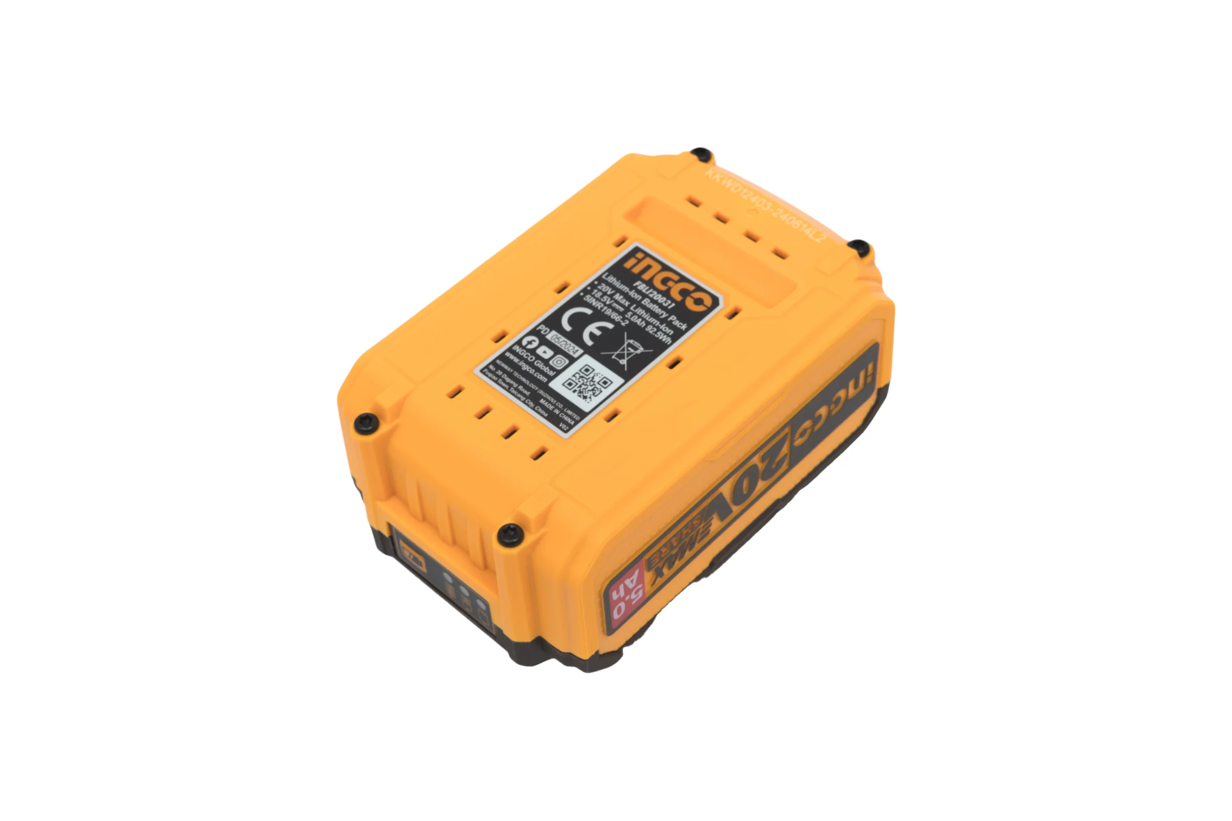 Аккумуляторная батарея INGCO INDUSTRIAL Li-ion 5.0 Ач FBLI20031