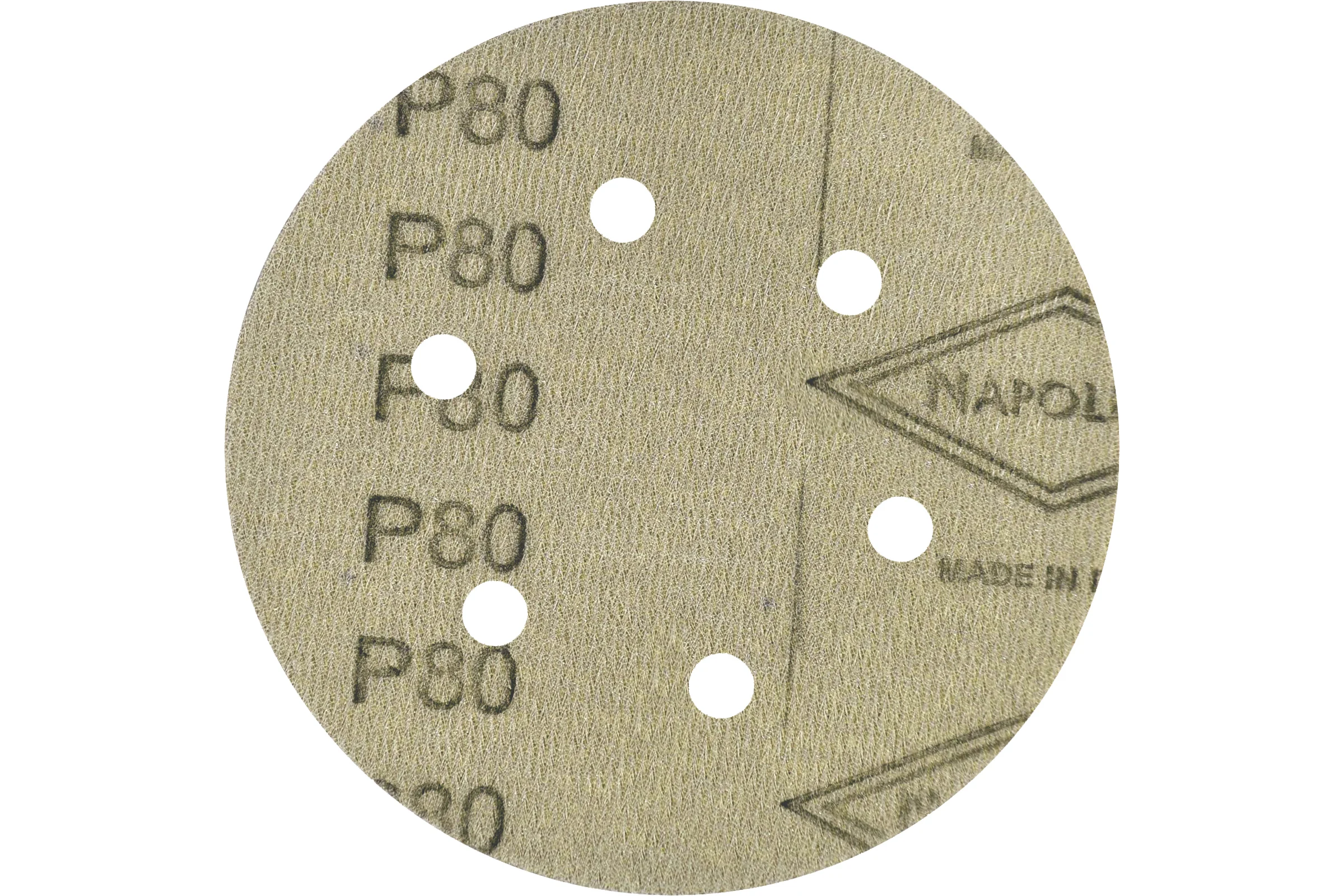 Круг шлифовальный на липучке PAPER GOLD (5 шт; 150 мм; 6 отверстий; P80) NAPOLEON npg5-150-6-080