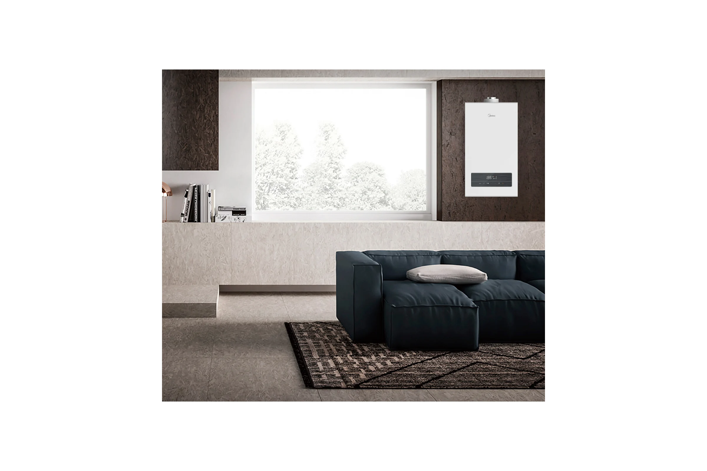 Котел газовый настенный двухконтурный Midea NEMAN MGB-24-2F
