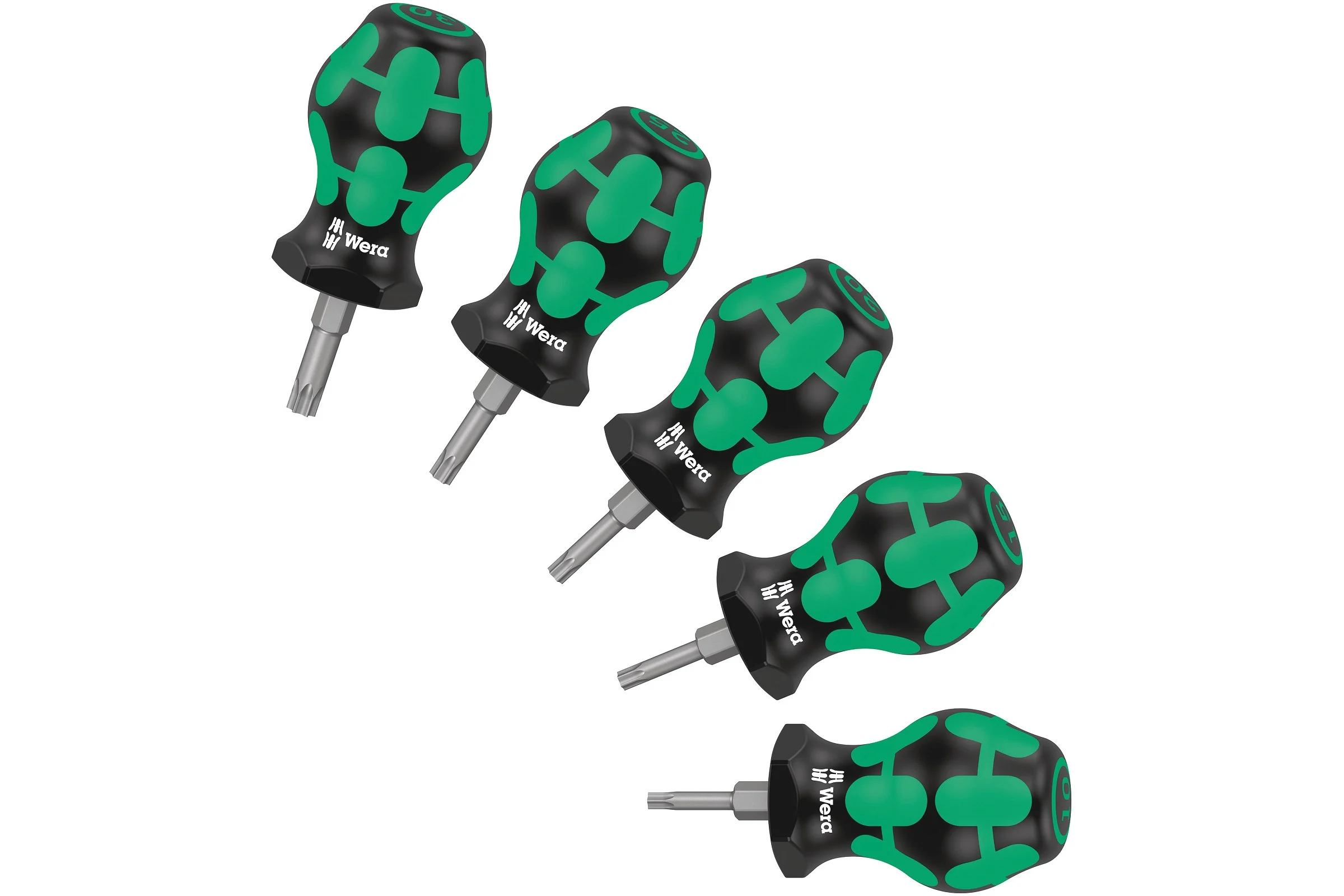 Набор коротких отверток WERA Stubby Set TX 1 TORX, TX 10/15/20/25/27 x 25 мм, 5 пр. WE-008876