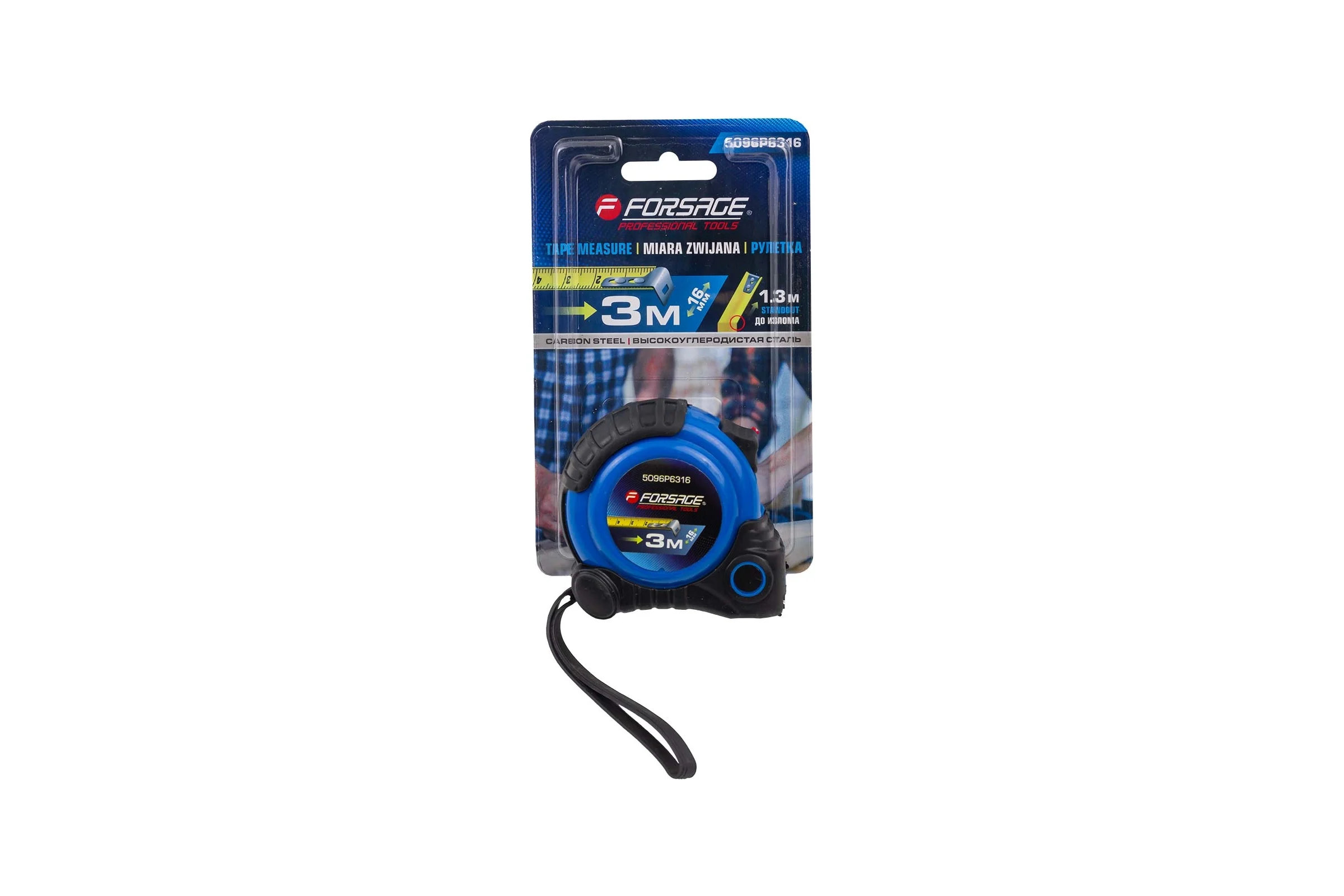 Рулетка Forsage 3мх16мм F-5096P6316(58864)