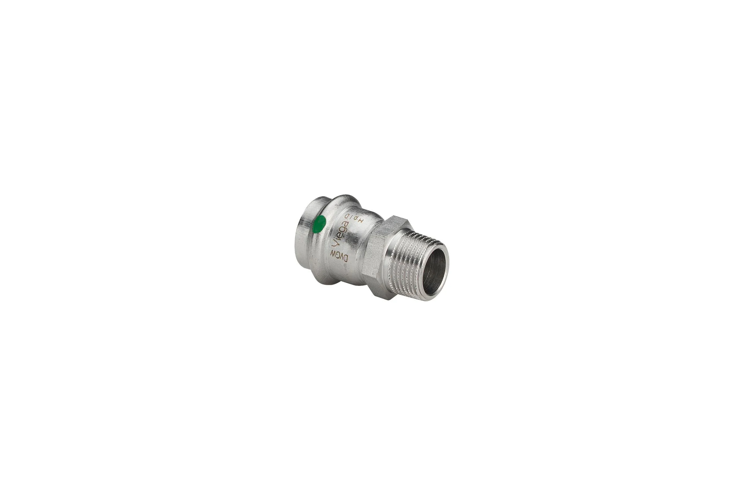 Переход Viega Sanpress Inox с SC-Contur НР 28 х 1", нержавеющая сталь 436520