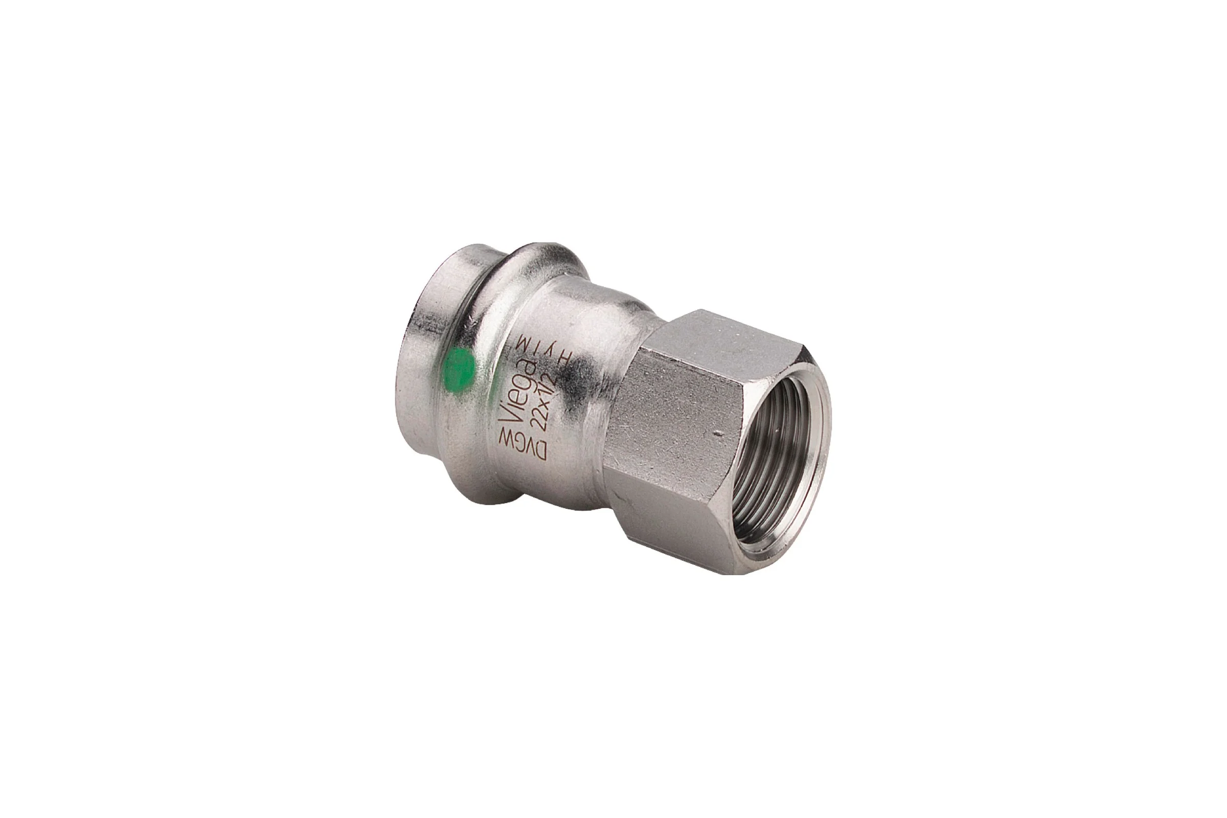 Переход Viega ВP 15 х 3/4" Sanpress Inox c SC-Contur, нержавеющая сталь 436582