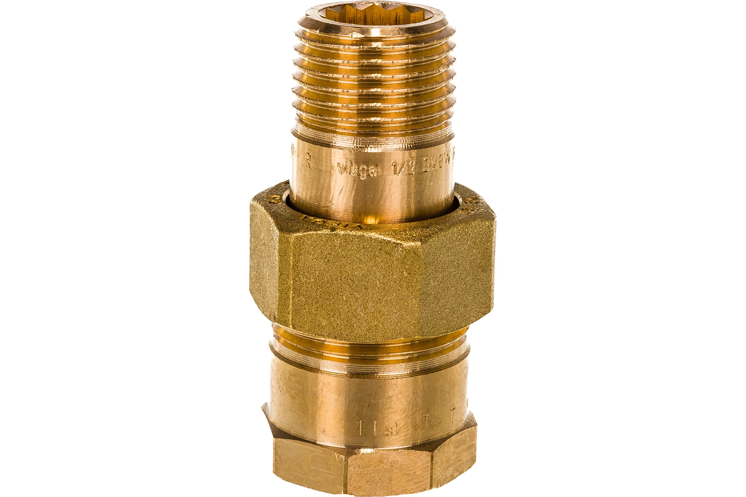 Разъёмное соединение Viega 1/2" ВР-НР, бронза 271374