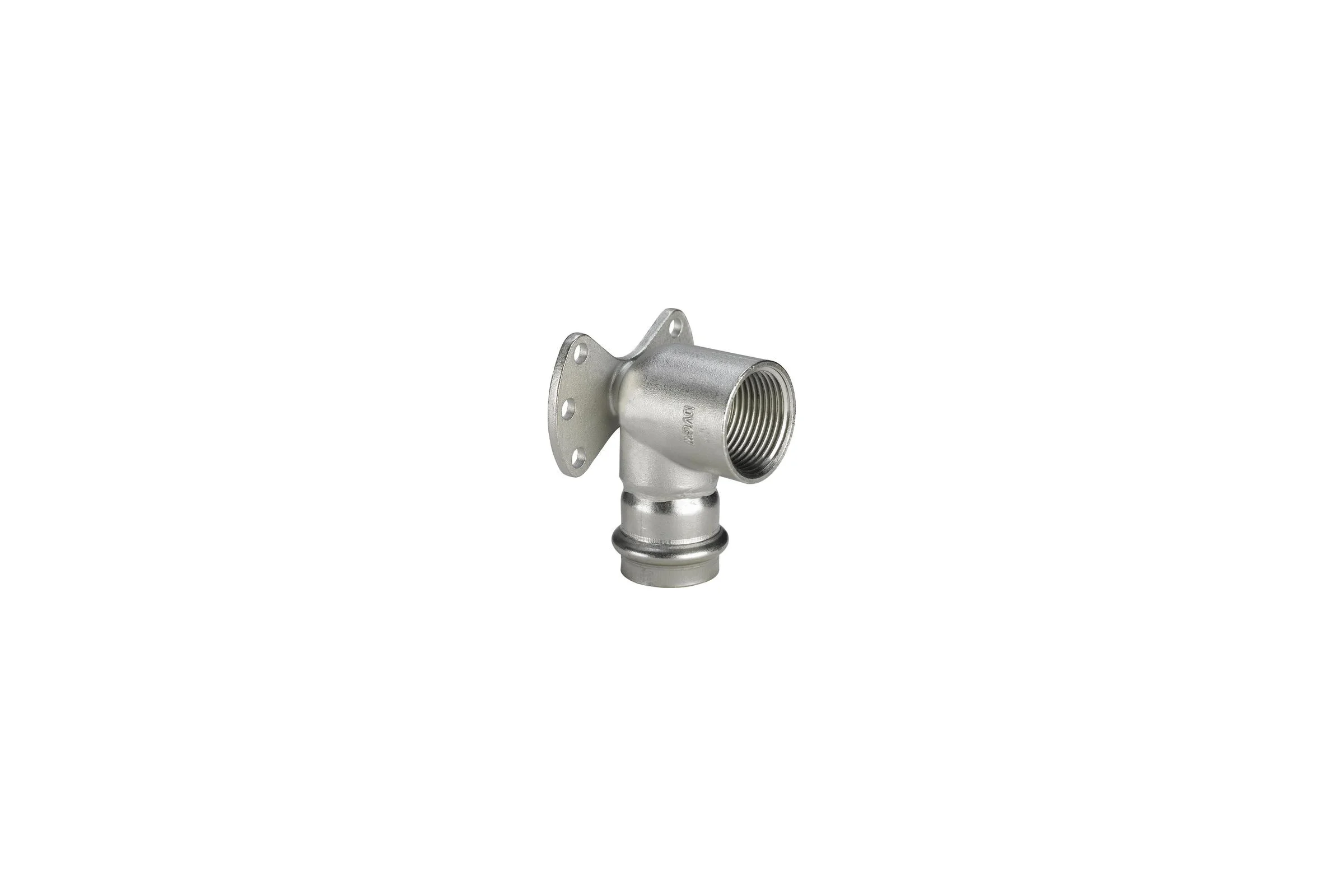 Водорозетка Viega Sanpress Inox, с SC-Contur, нержавеющая сталь, 18х1/2" 437251