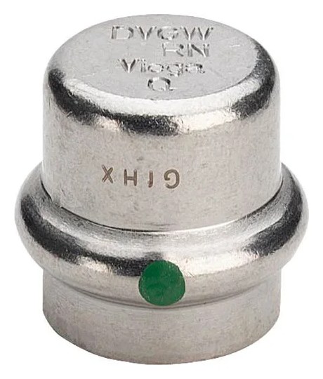 Viega Заглушка Sanpress inox с SC-Contur, нержавеющая сталь, 28 мм 452889