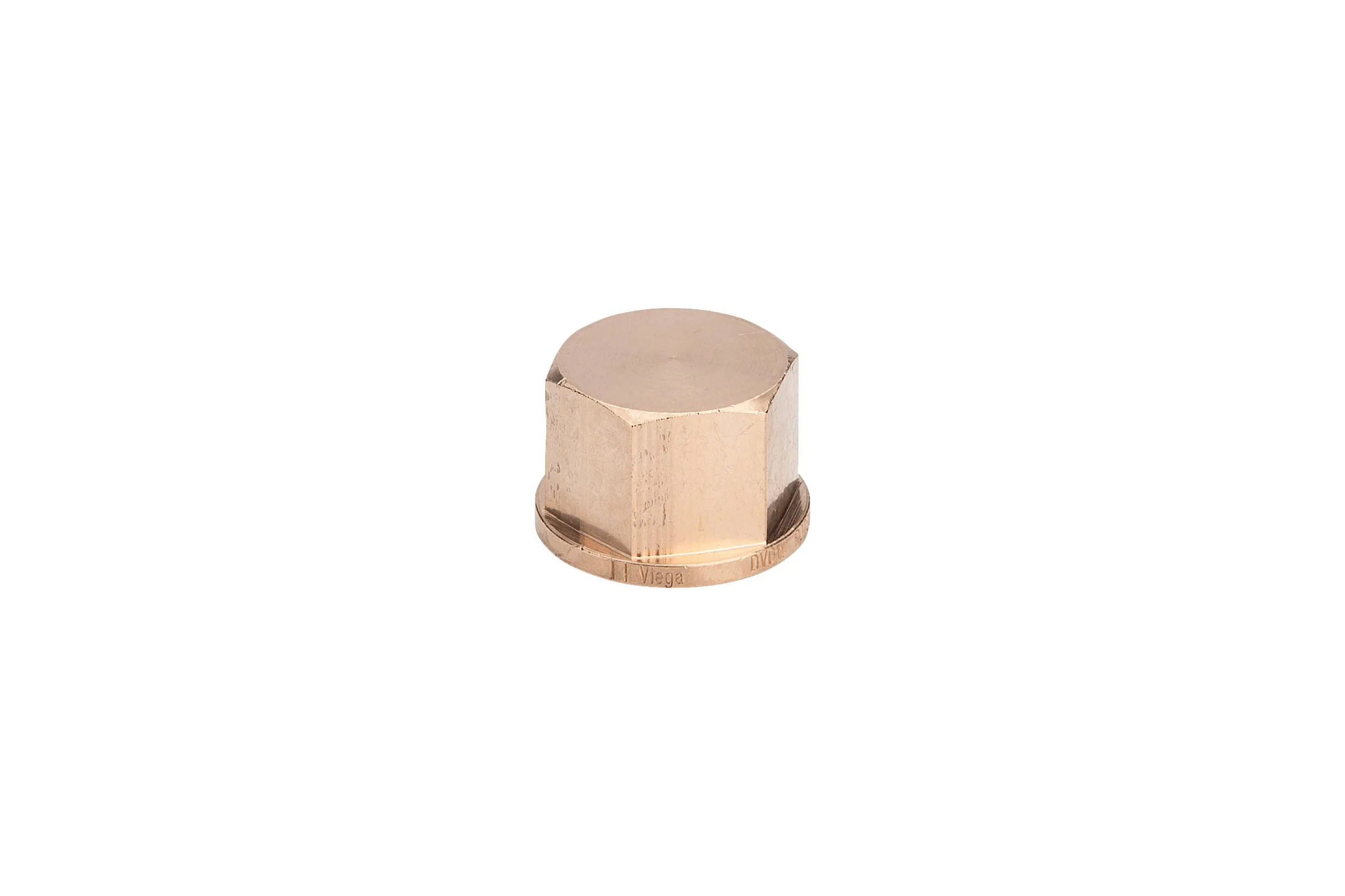 Заглушка Viega В, 3/8", бронза RX, с многогранником 281854