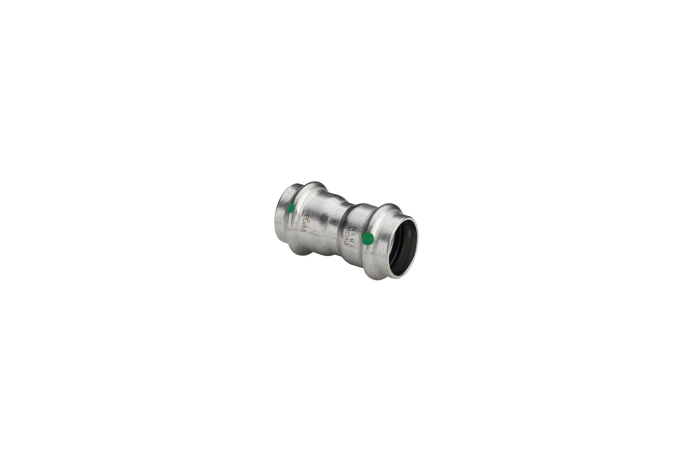 Муфта Viega Sanpress Inox, с SC-Contur, нержавеющая сталь, 54 мм 436216