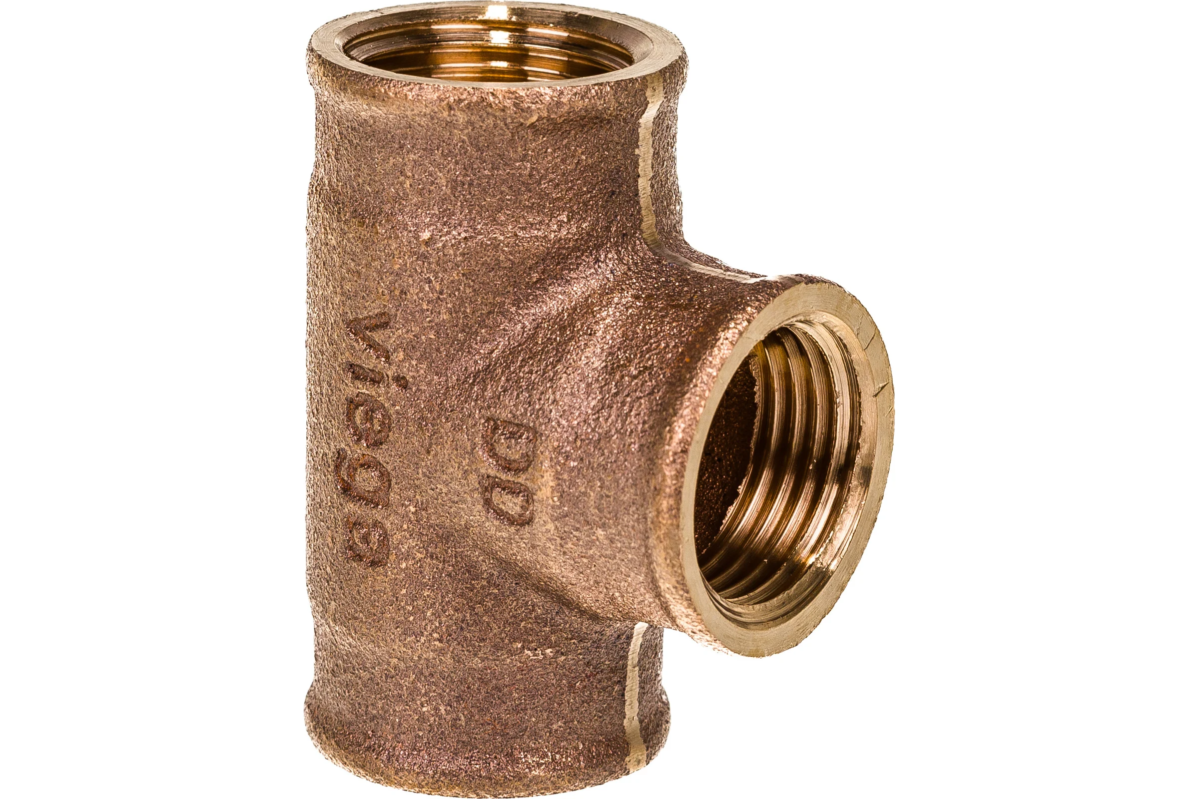 Тройник Viega, ВВВ, 1/2", 1/2", 1/2", бронза RX, равнопроходной 264222