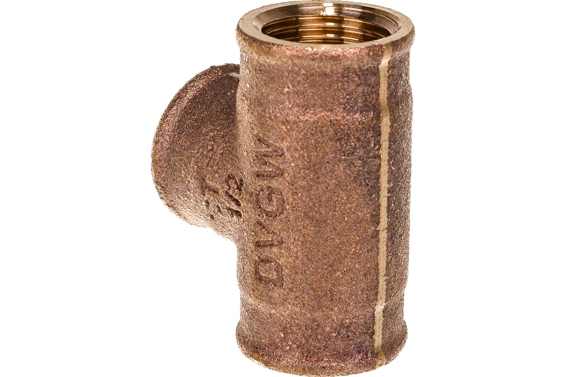 Тройник Viega, ВВВ, 1/2", 1/2", 1/2", бронза RX, равнопроходной 264222