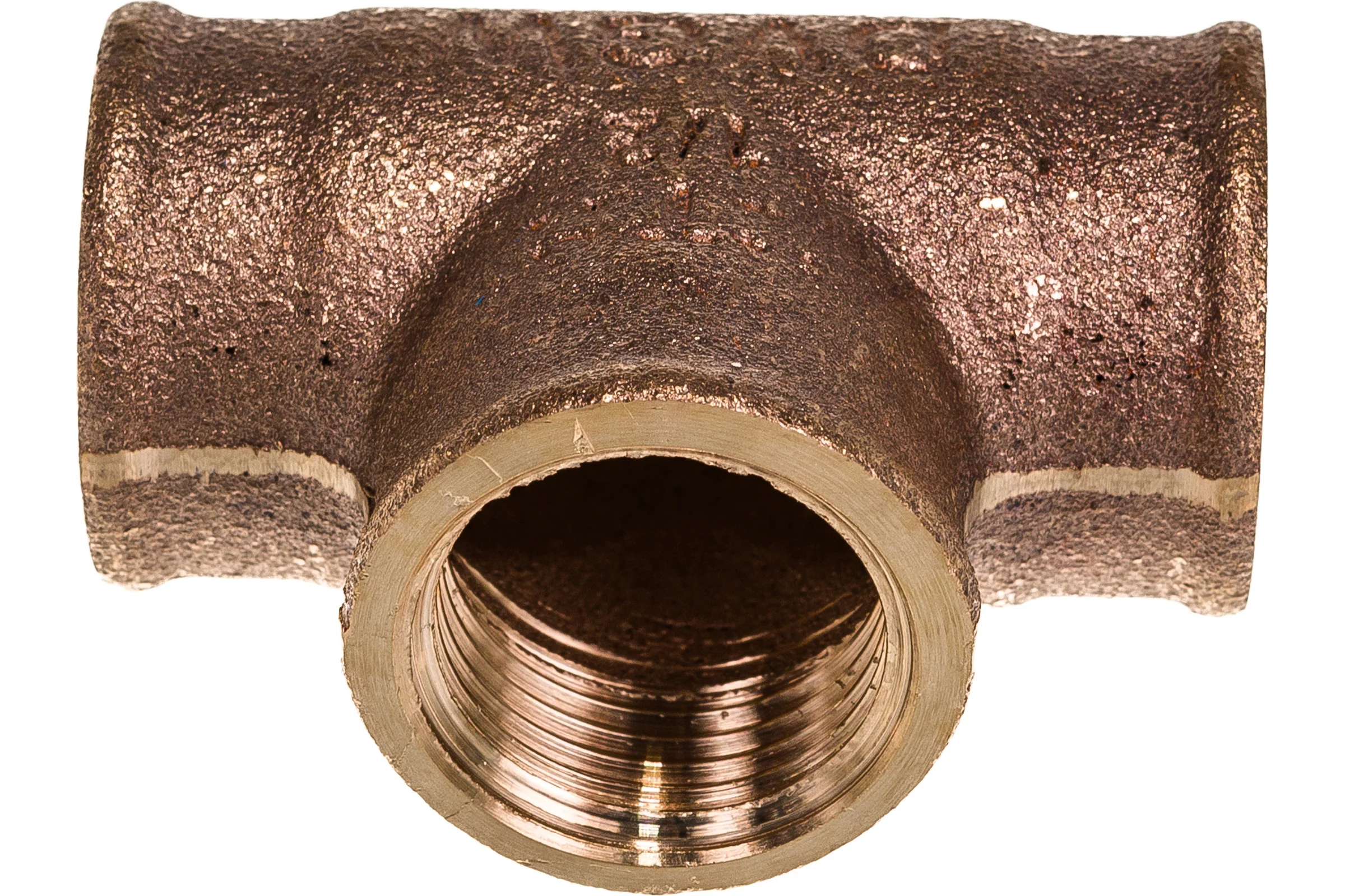 Тройник Viega, ВВВ, 1/2", 1/2", 1/2", бронза RX, равнопроходной 264222