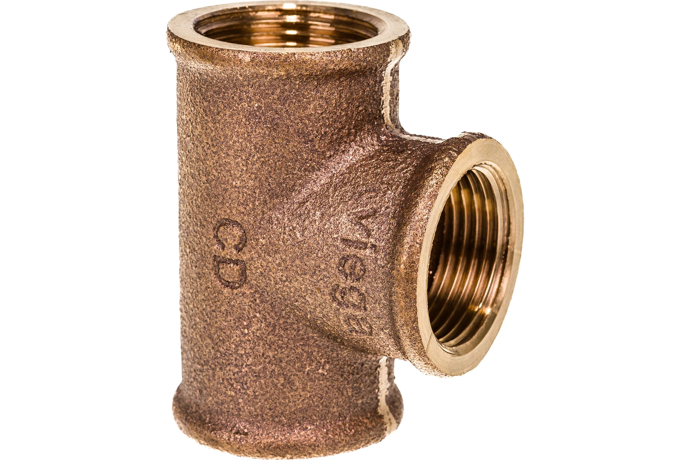 Тройник Viega, ВВВ, 3/4", 3/4", 3/4", бронза RX, равнопроходной 264246