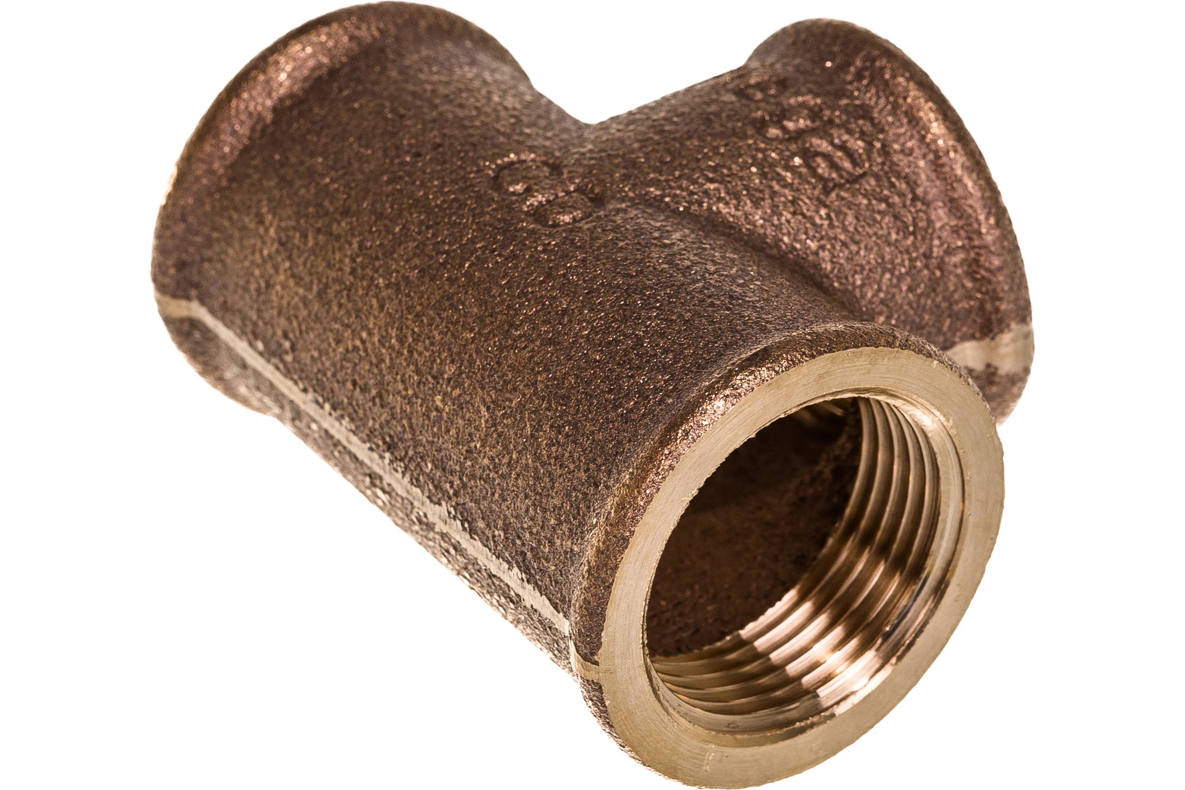 Тройник Viega, ВВВ, 3/4", 3/4", 3/4", бронза RX, равнопроходной 264246