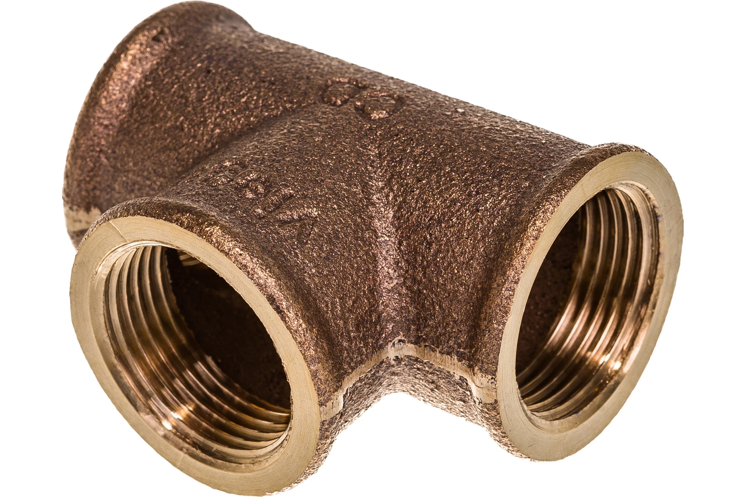 Тройник Viega, ВВВ, 3/4", 3/4", 3/4", бронза RX, равнопроходной 264246